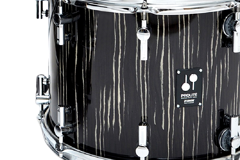 Sonor ProLite 14x12 Floortom Ebony White Stripes