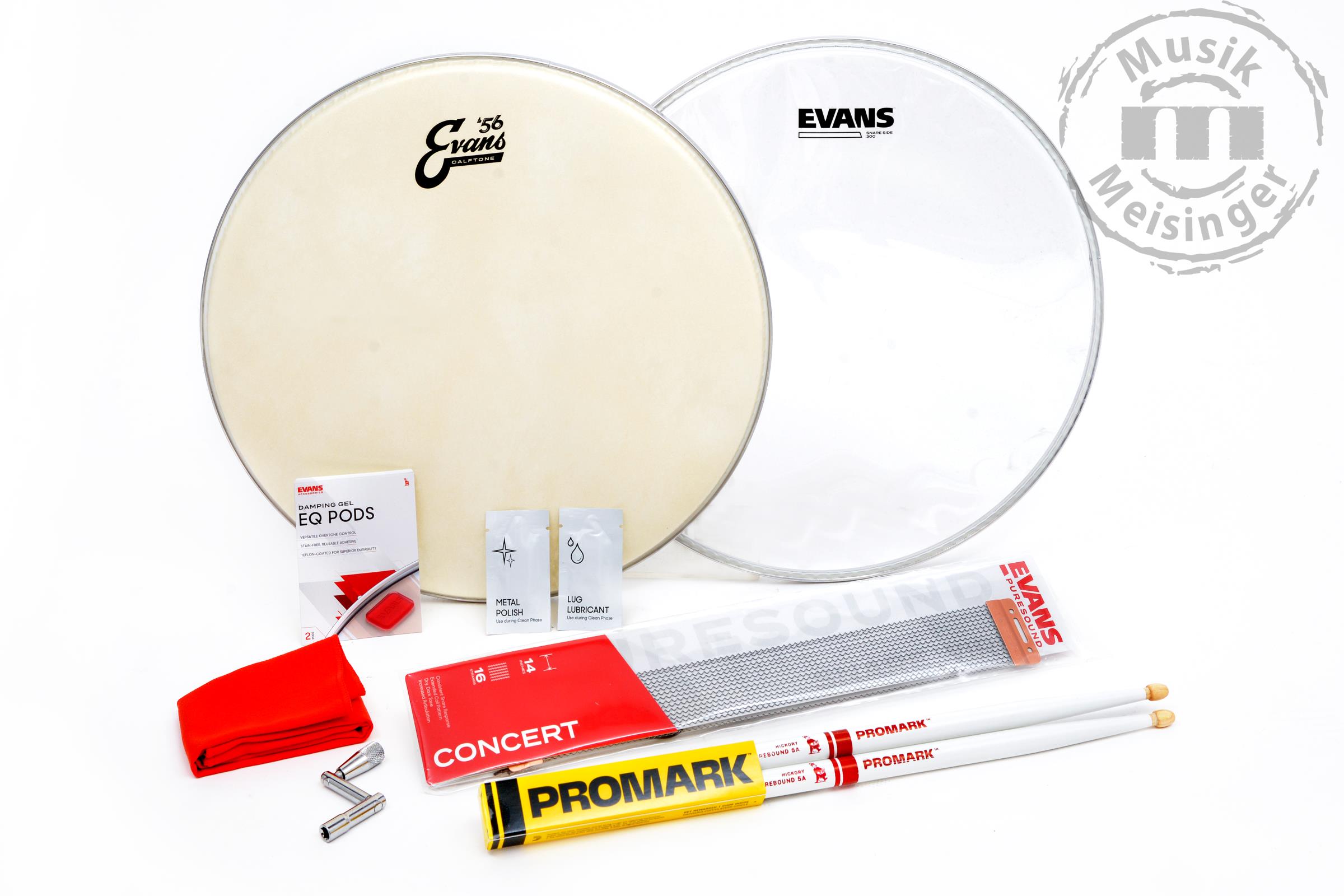 Evans Snare Tune Up Kit 14" Calftone
