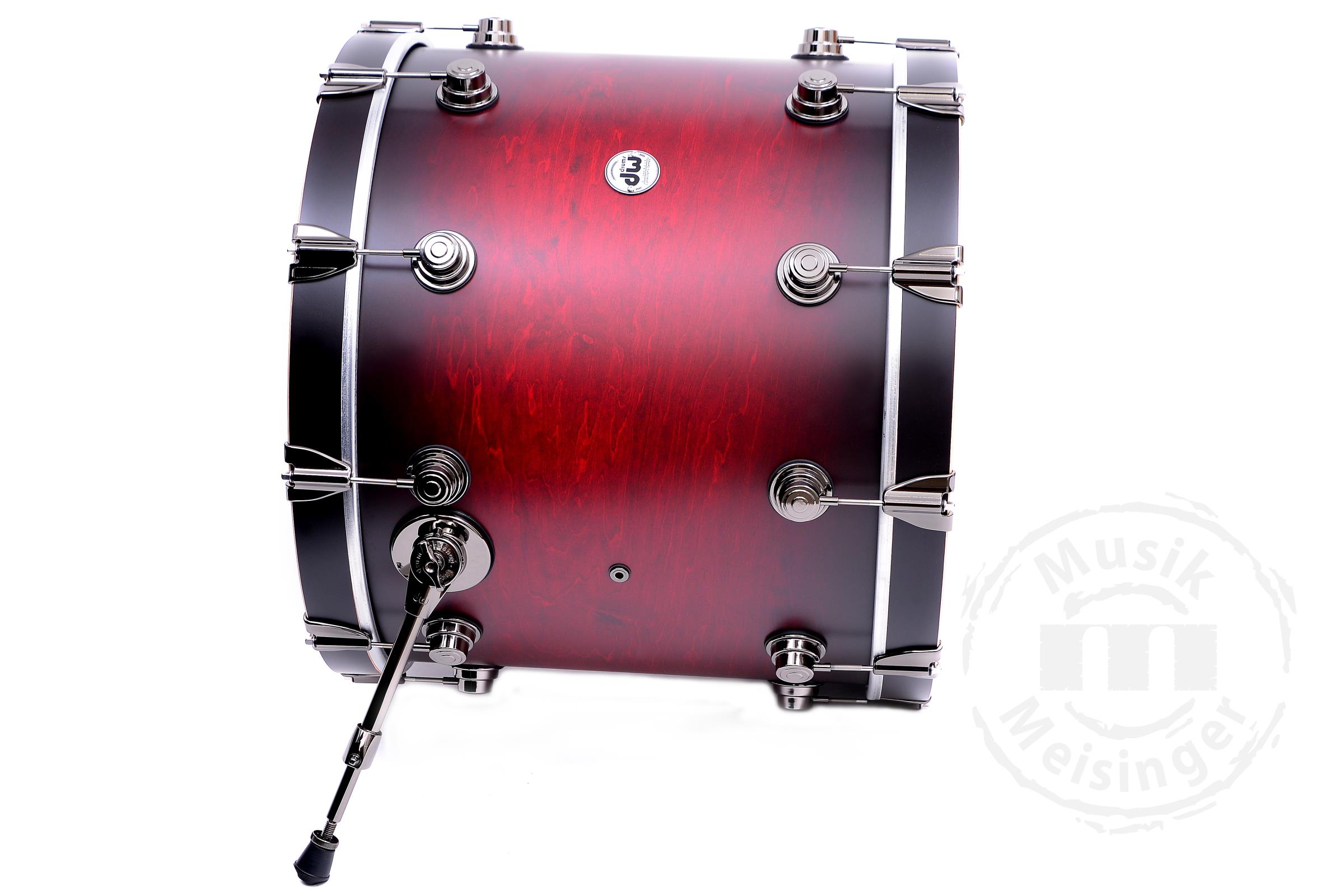 dw Collectors 22B/10T/12T/16FT Cherry to Ebony Burst