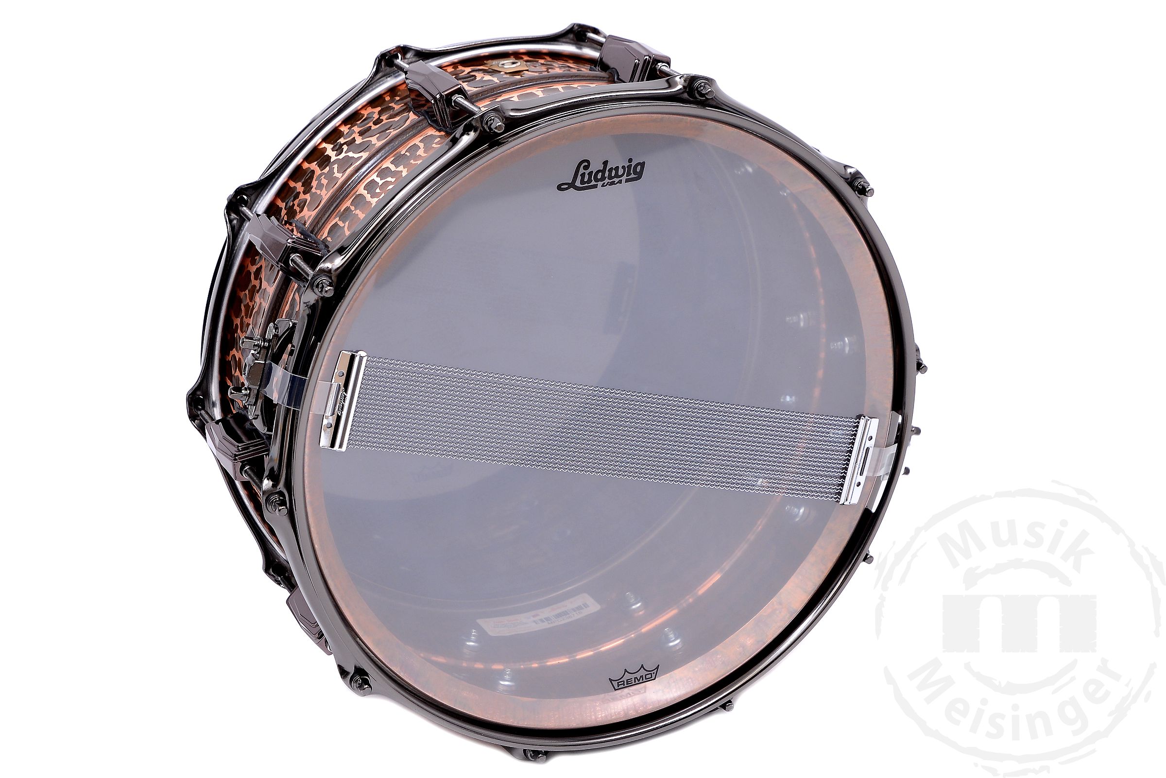 Ludwig Copperphonic Raw 14x6.5 Snare Drum