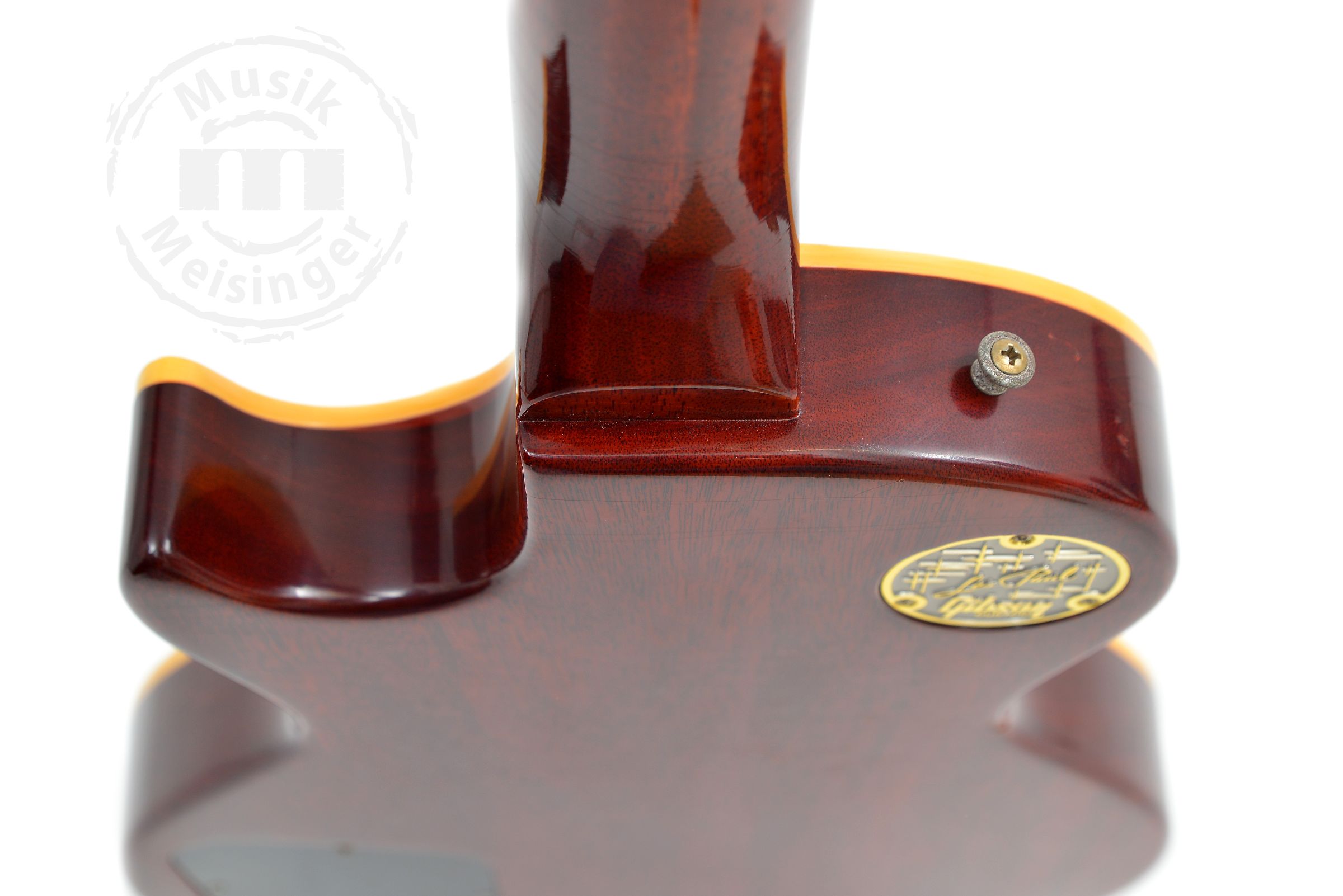 GIBSON Custom LE 1959 Les Paul Standard Reissue with Birdseye Maple Top, Light Aged, Peach Tea Burst