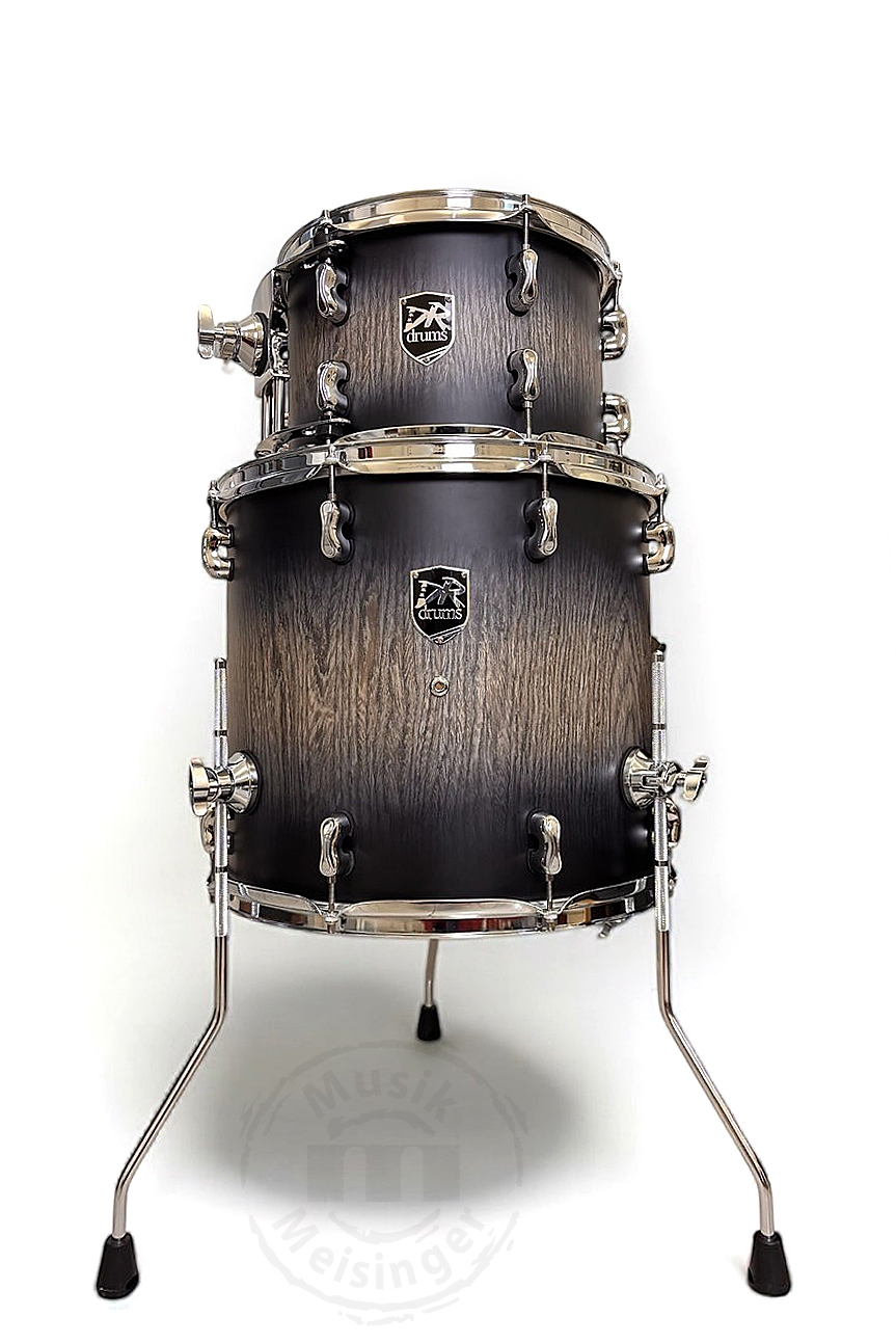 DR Drums Stage Attack 22BD/12TT/16FT Shadow Oak Black