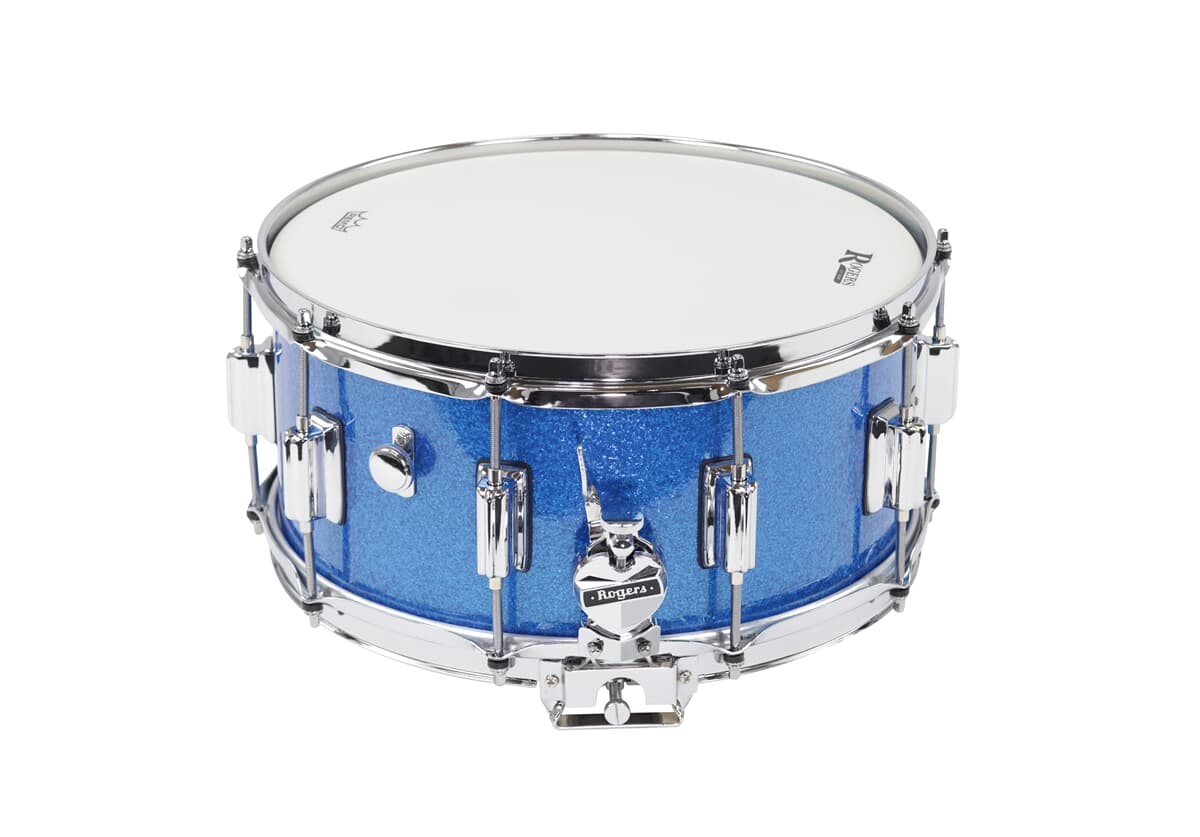 Rogers 14x6,5 Dyna-Sonic Snare Blue Sparkle Rogers 14x6,5 Dyna-Sonic Snare Blue Sparkle
