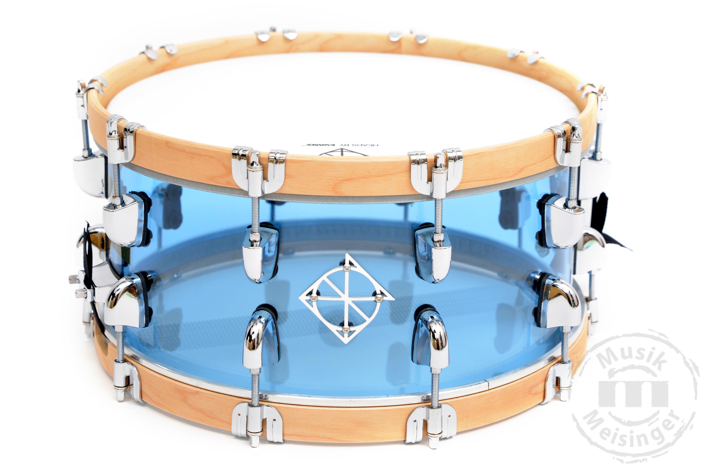 Dixon Cornerstone 14x6,5 Snare See-Through Blue A