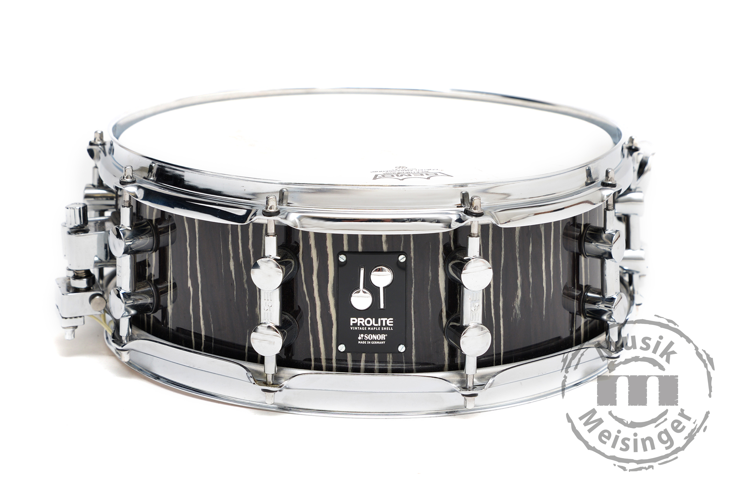 Sonor Prolite 14x5 Snare Ebony White Stripes