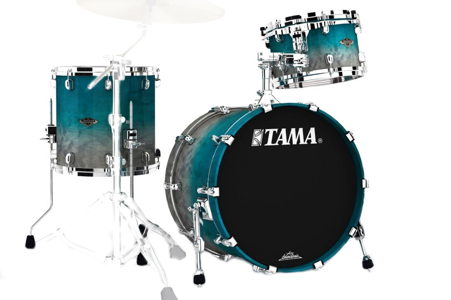 Tama Starclassic Walnut/Birch 20/12/14 Satin Sapphire Fade