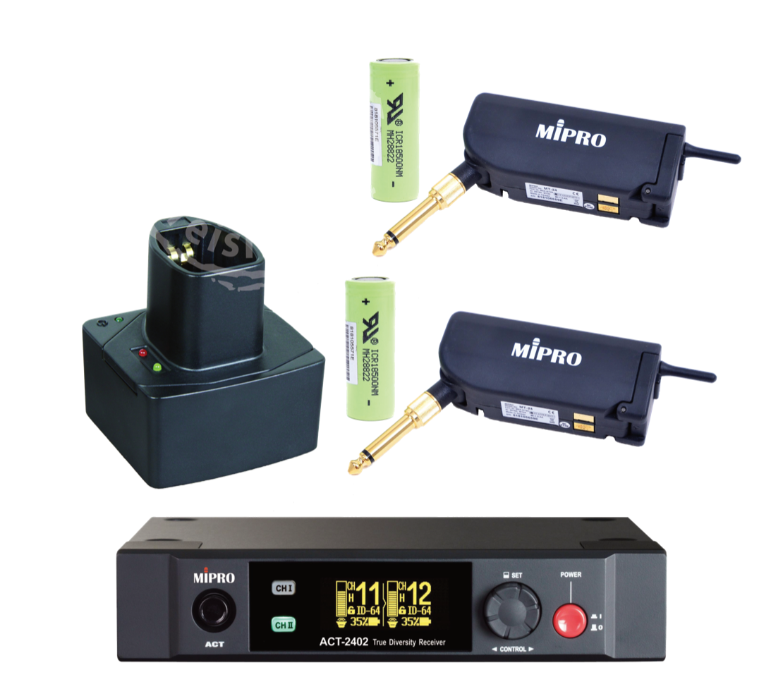Mipro 2,4 GHz Twin Instrumenten Set