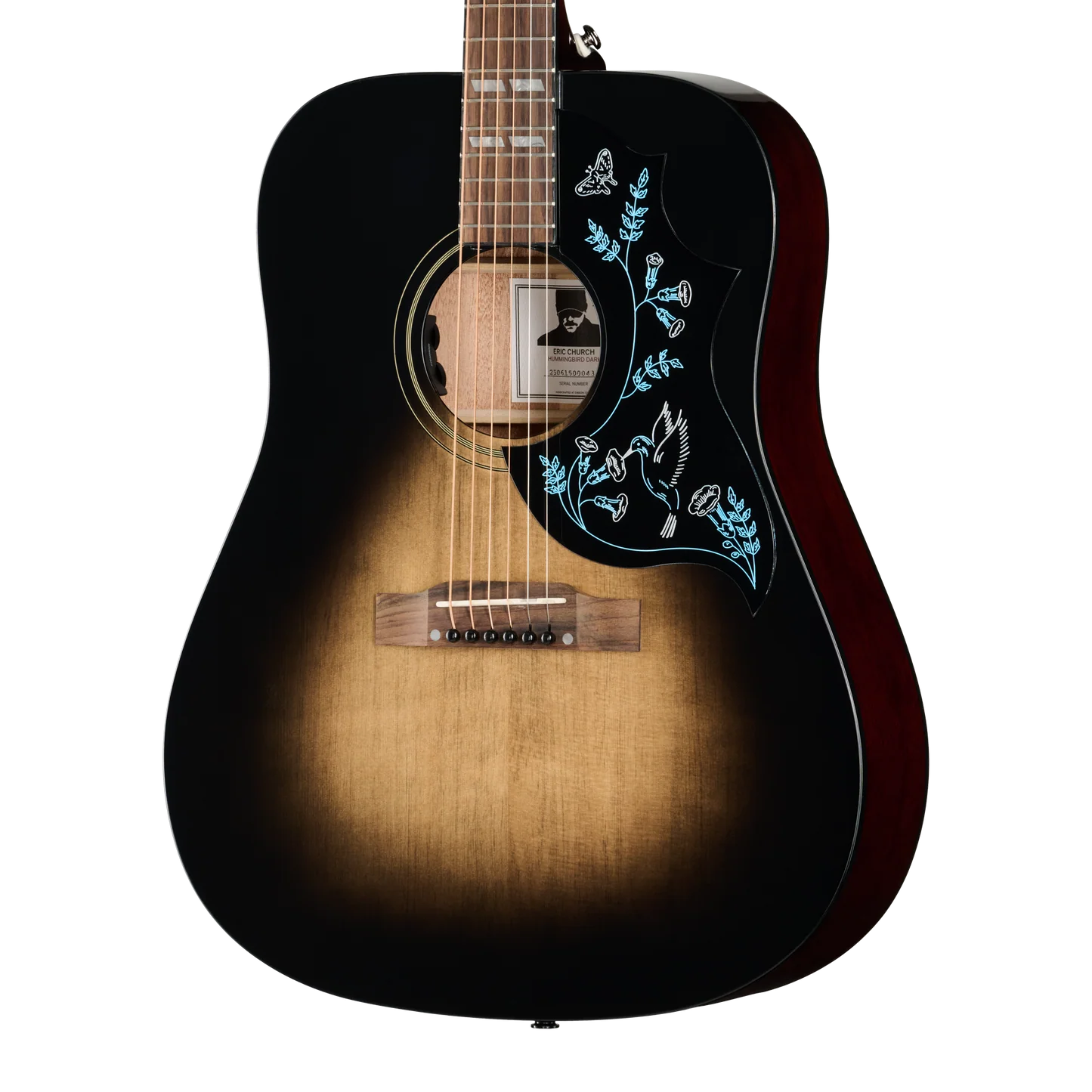 EPIPHONE Eric Church Hummingbird Dark, Cobra Burst