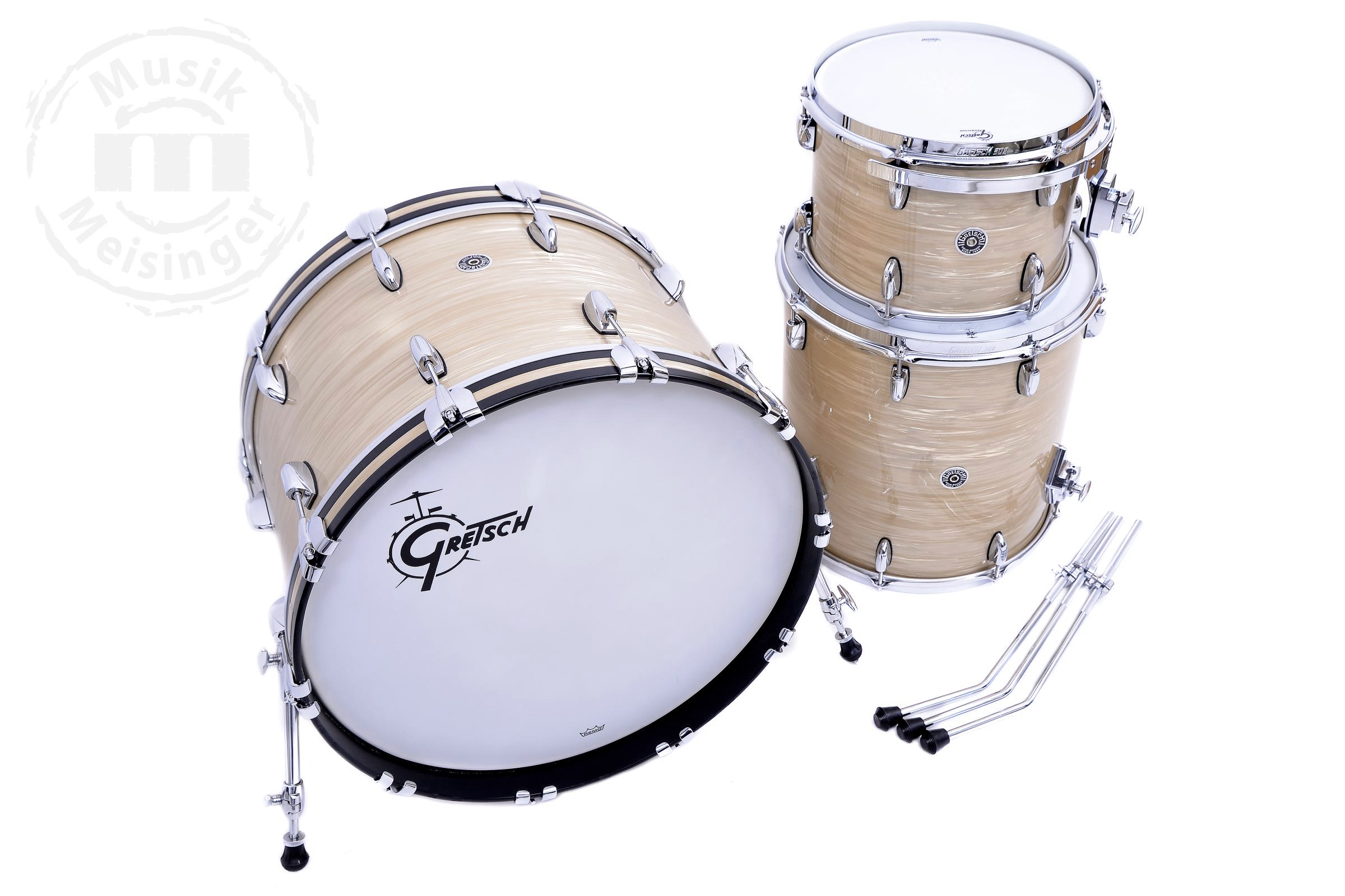 Gretsch USA Brooklyn 22x14/13x9/16x16 Creme Oyster