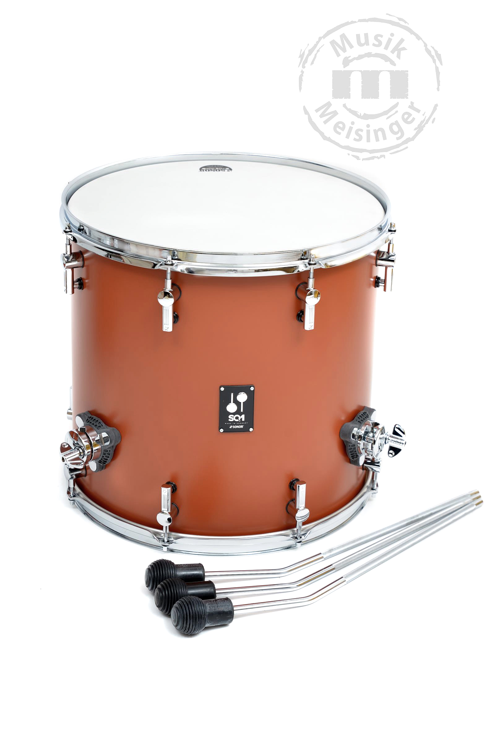 Sonor SQ1 18x17 Floortom Satin Copper Brown