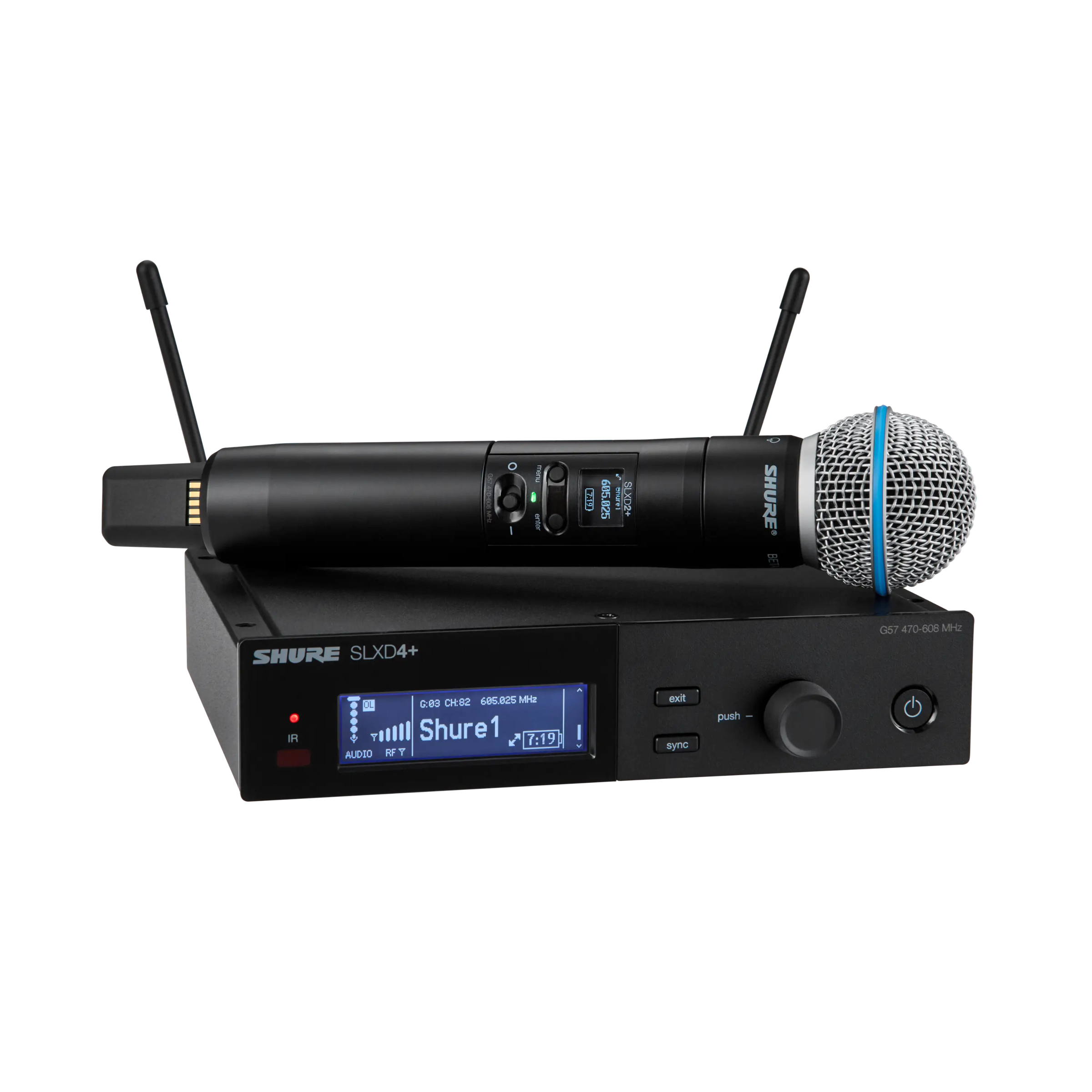 Shure SLXD24+/Beta 58 G65