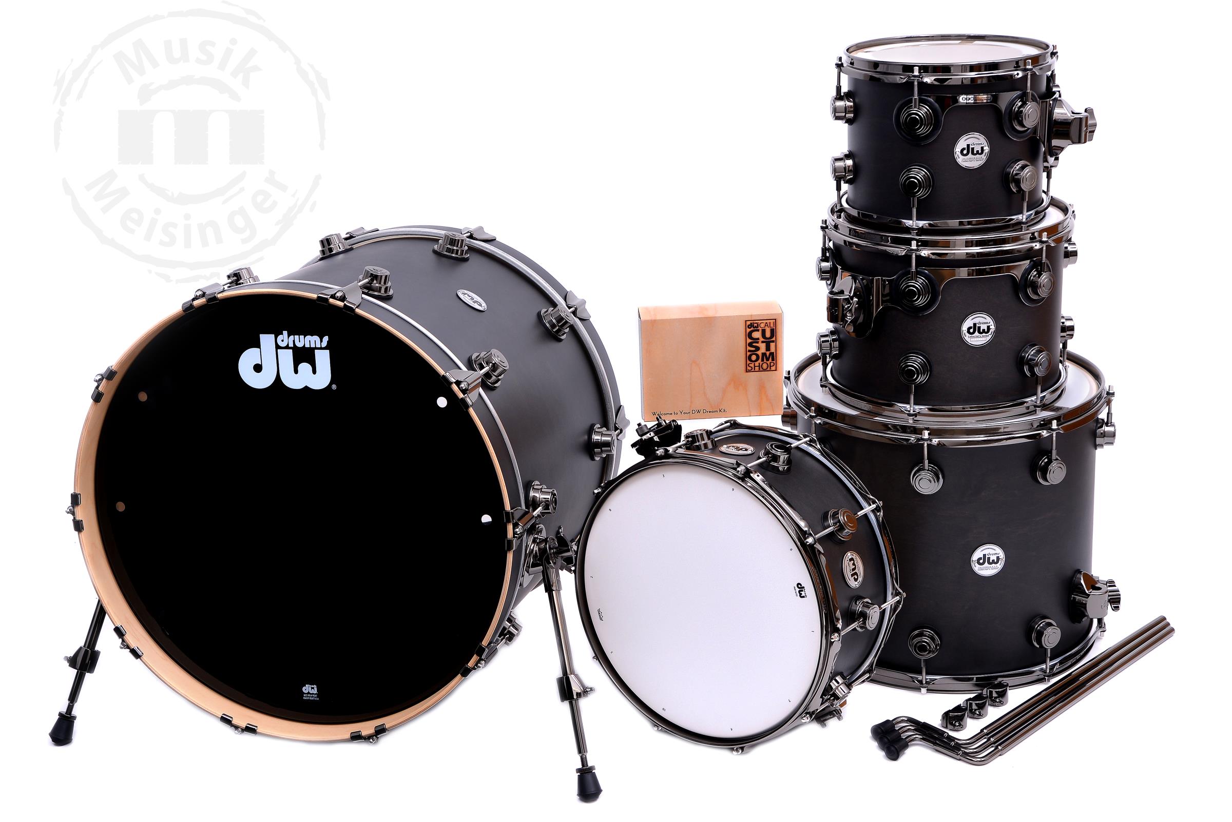 dw Collectors 22B/10T/12T/16FT/14SD  Ebony Satin Oil