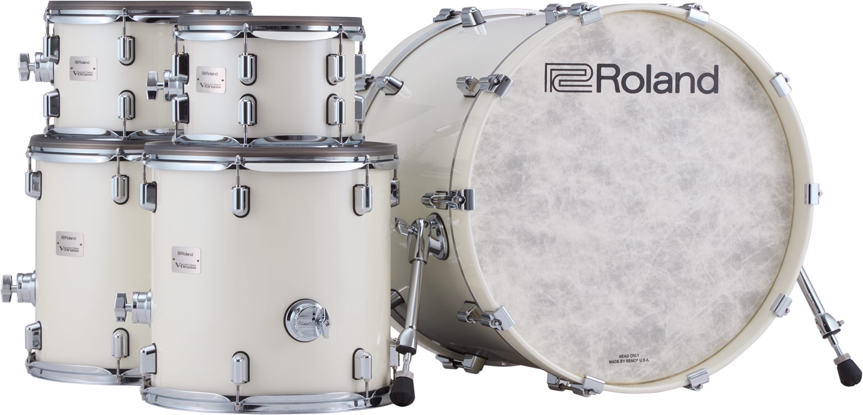 Roland VAD716-PW KIT E-Drum Set Pearl White
