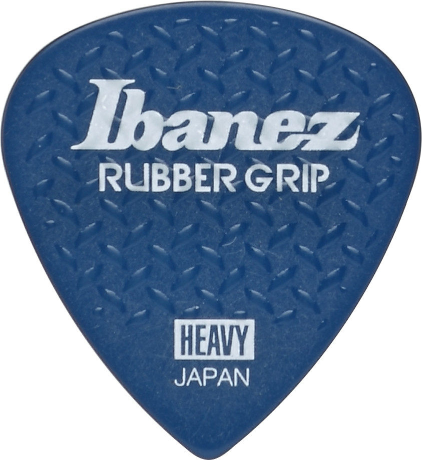 IBANEZ Pick Rubber Grip Dark Blue, Heavy, 6 Stück