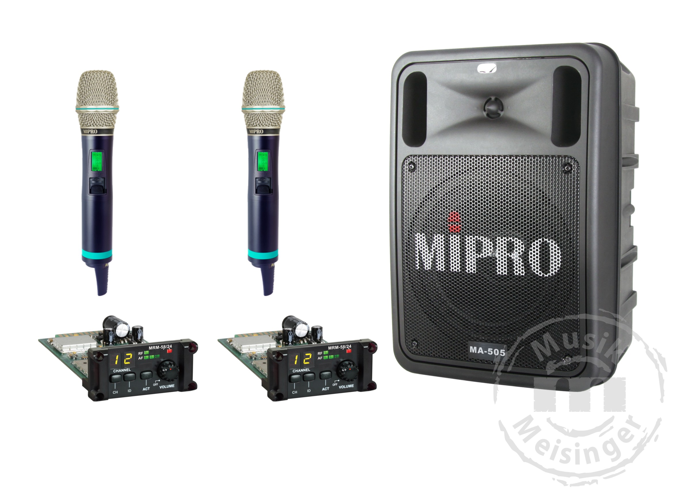 Mipro MA-505 Digital Handsender Duett Premium SET 3