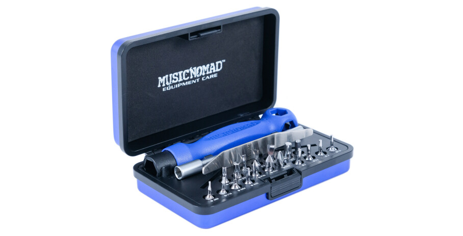 MusicNomad Premium Guitar Tech Screwdriver and Wrench Set (M