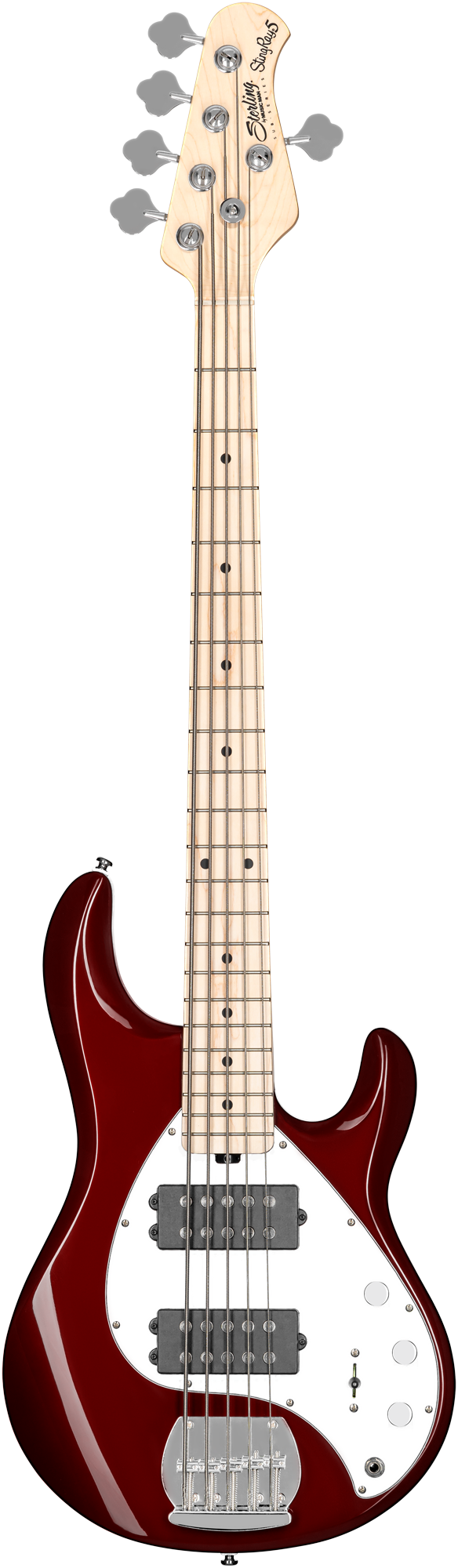 STERLING BY MUSIC MAN S.U.B. StingRay 5 MN Candy Apple Red