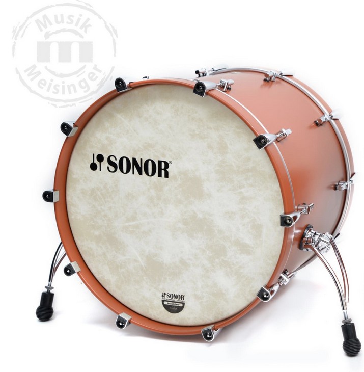 Sonor SQ1 24x14 Bassdrum Satin Copper Brown