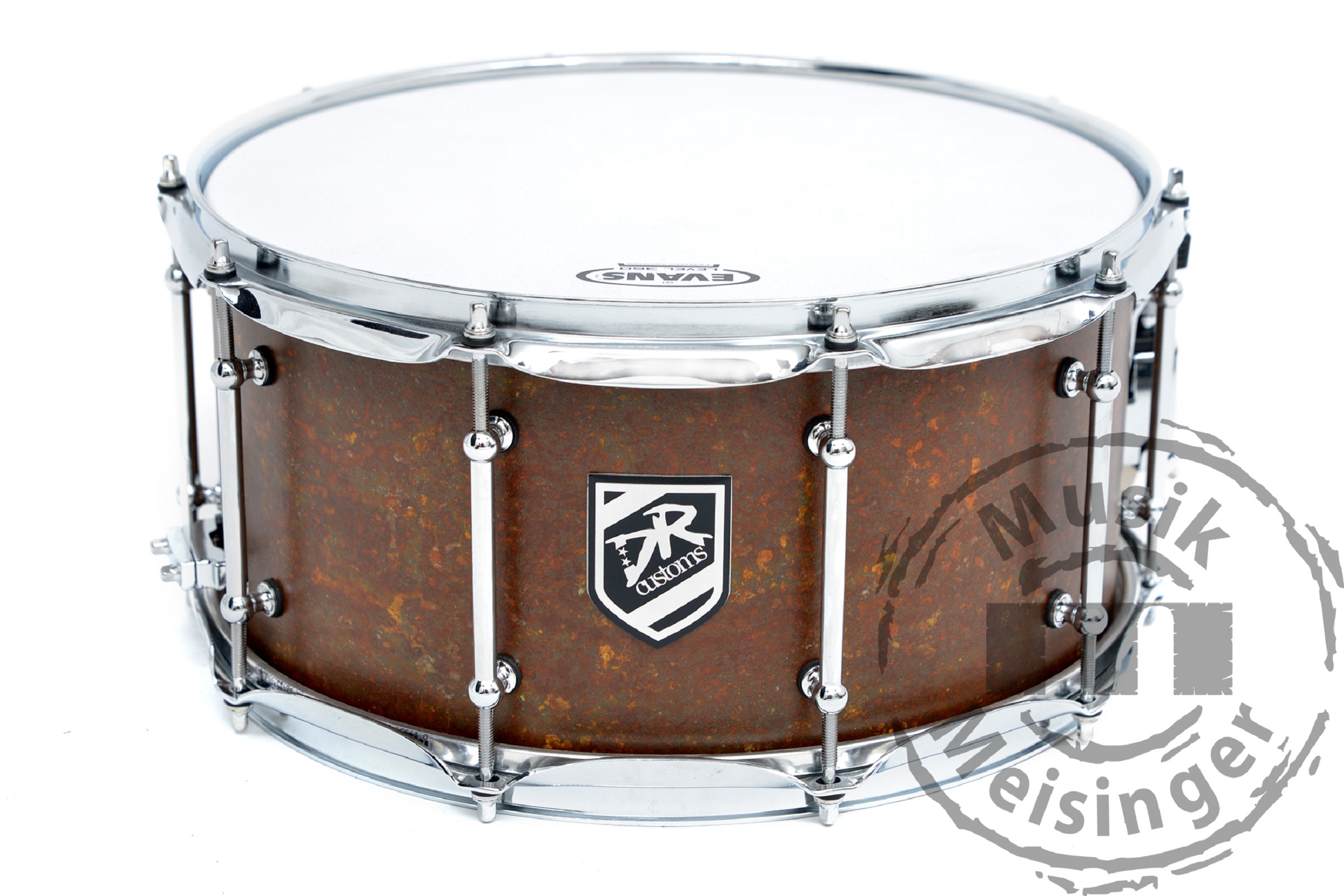 DR Customs Snare 14x7 Rosty Laquer