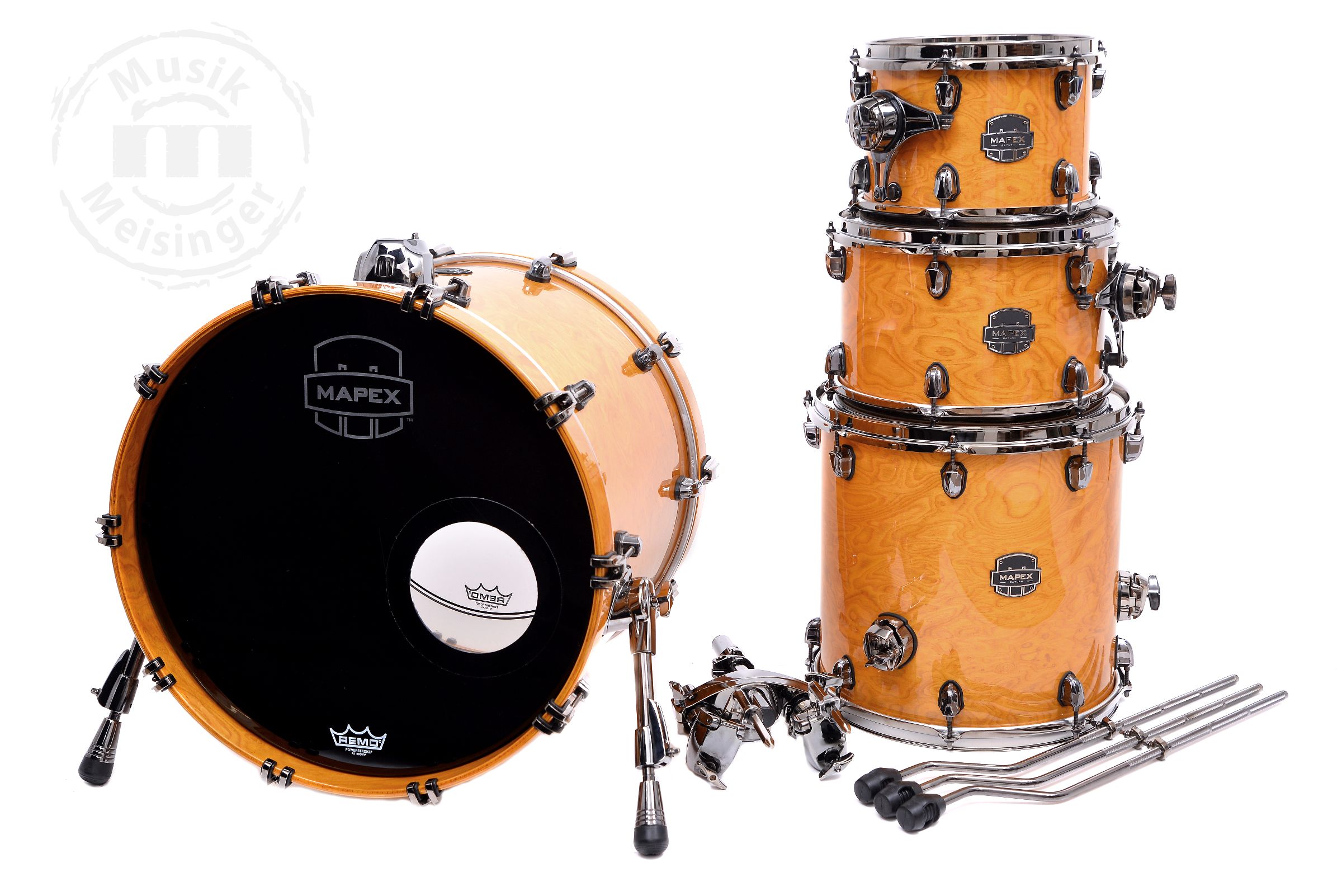 Mapex Saturn V MH Exotic Shellset Amber Maple Burl 20/10/12/14