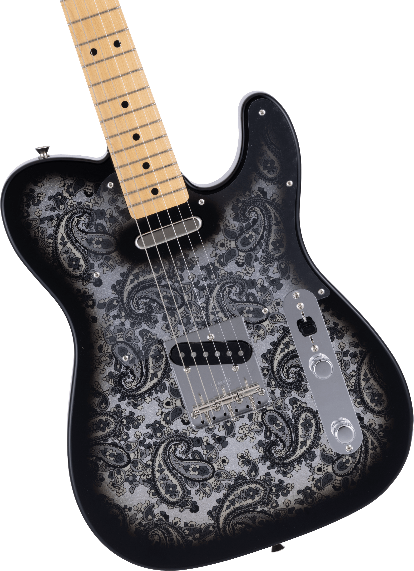 FENDER LTD TELE MN BLACK PAISLEY JP-25 FENDER LTD TELE MN BLACK PAISLEY JP-25