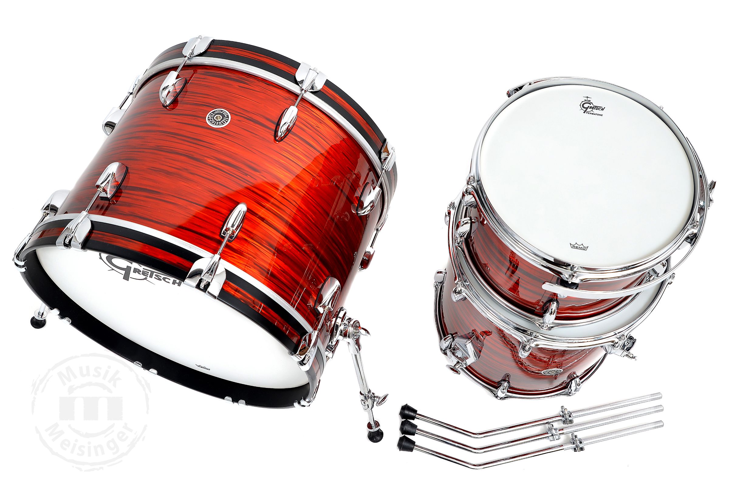 Gretsch USA Brooklyn 20x14/12x8/14x14 Orange Oyster