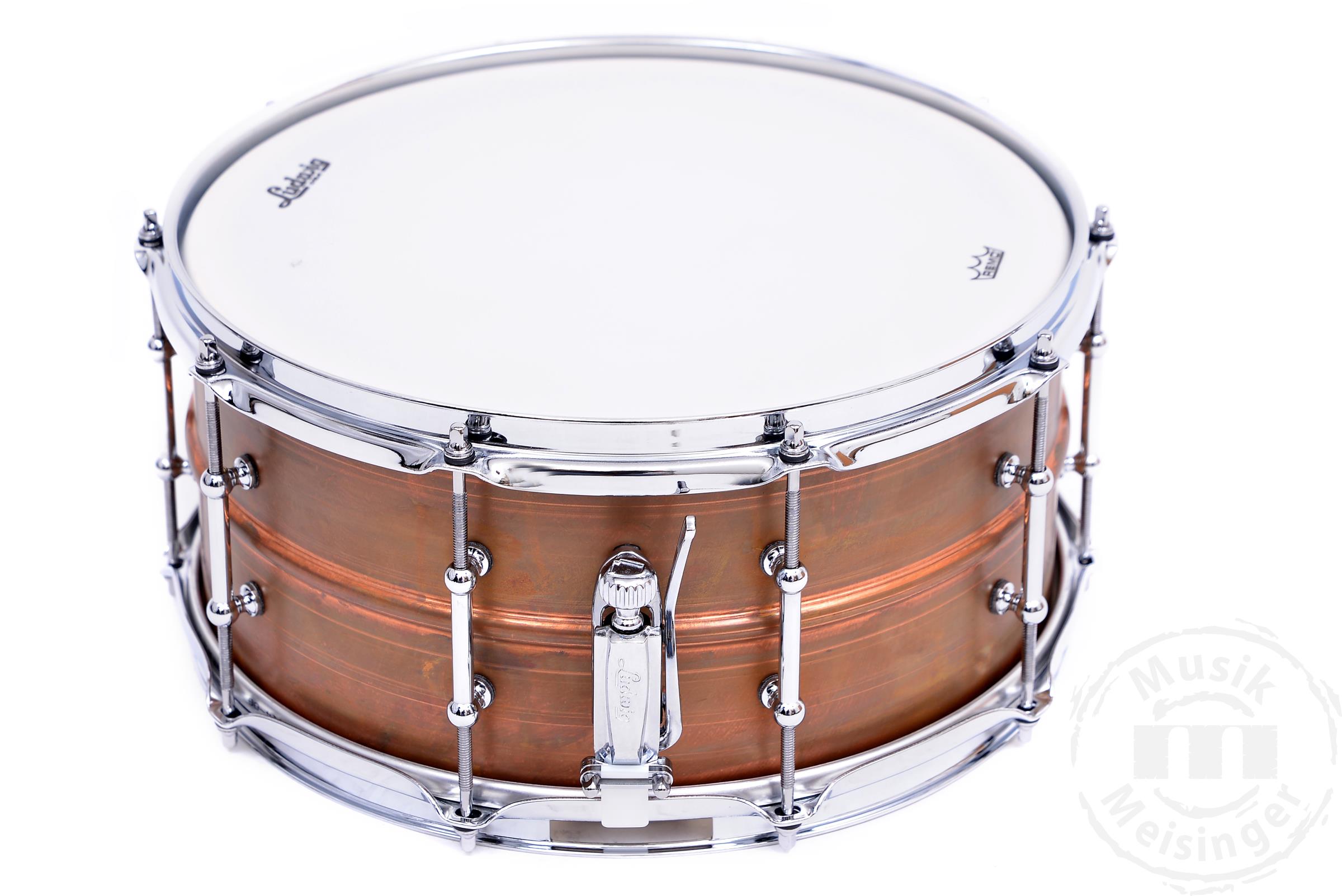 Ludwig LC663T Copperphonic Raw Snare