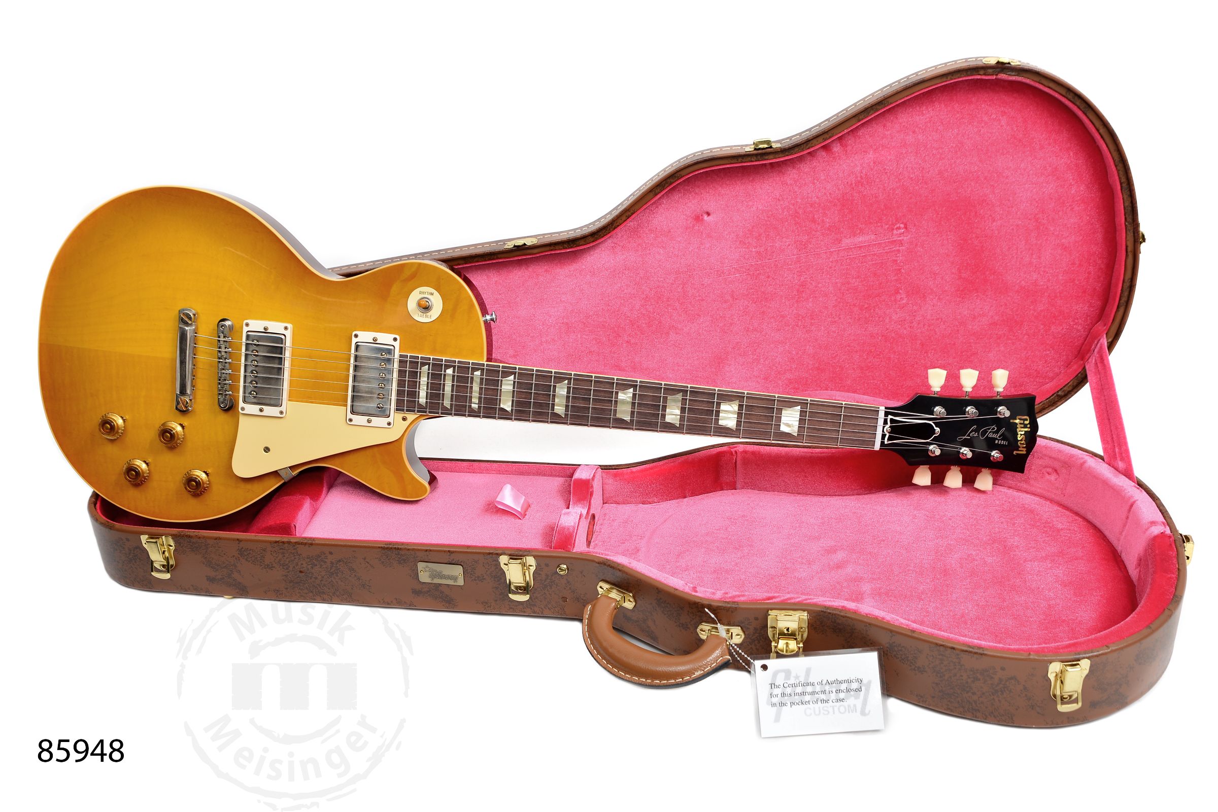 GIBSON 1958 Les Paul Standard Reissue VOS Lemon Burst