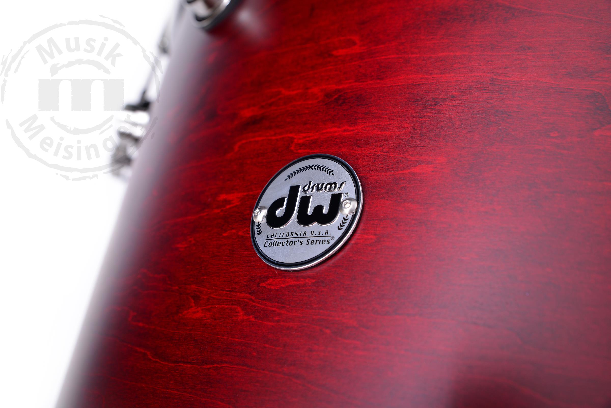 dw Collectors 22B/10T/12T/16FT Cherry to Ebony Burst