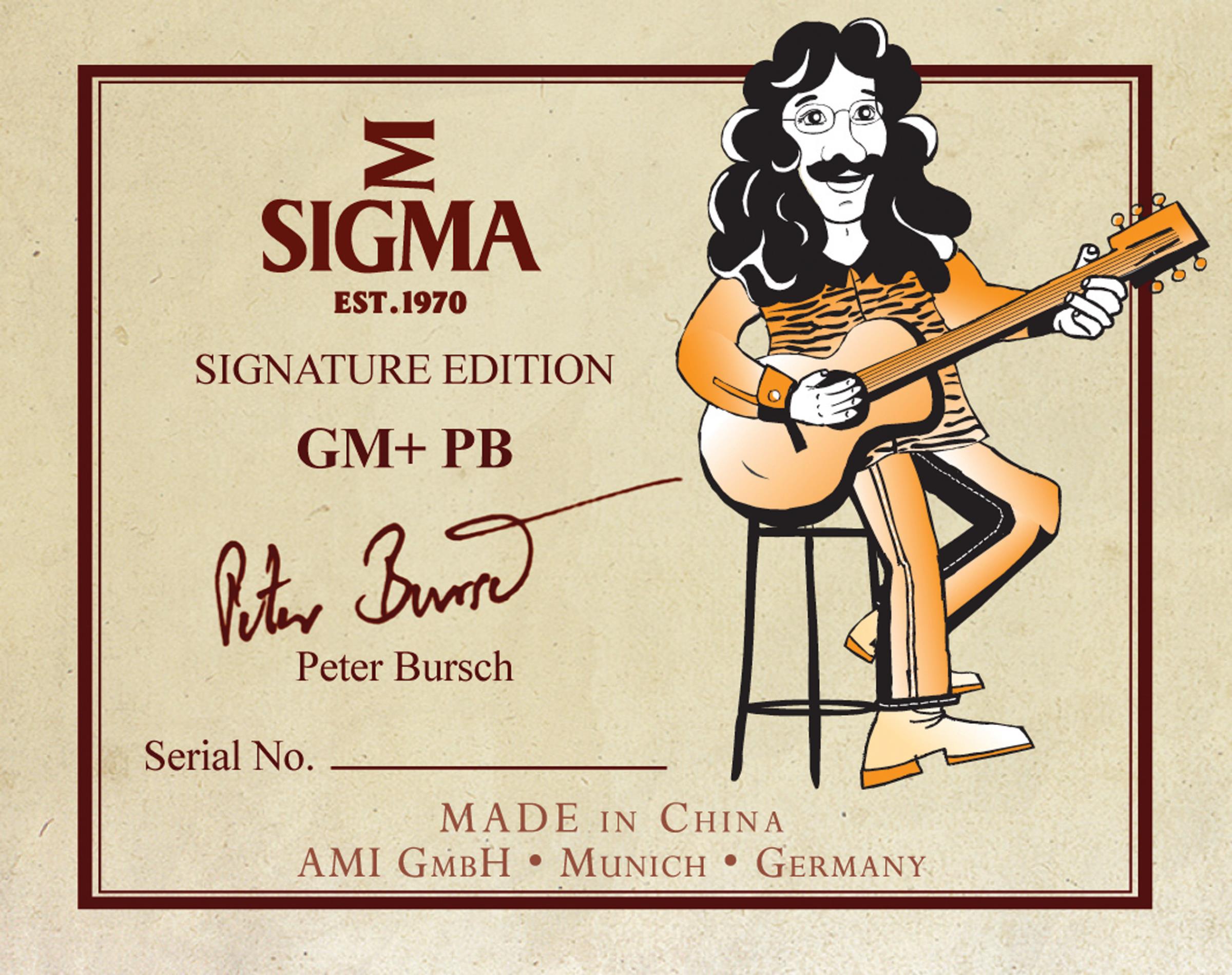 Sigma Guitars GM+ PB Peter Bursch Signature Edition inkl. Gigbag