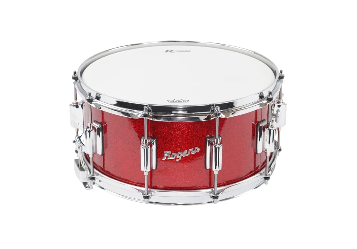 Rogers 14x6,5 Dyna-Sonic Snare Red Sparkle
