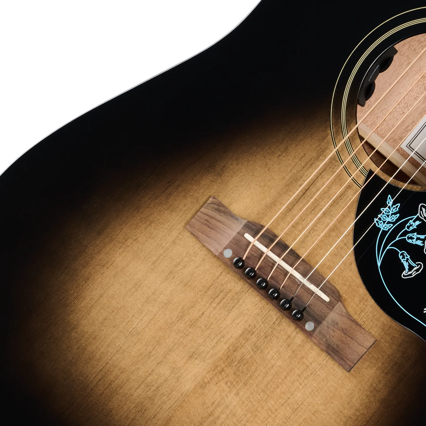 EPIPHONE Eric Church Hummingbird Dark, Cobra Burst