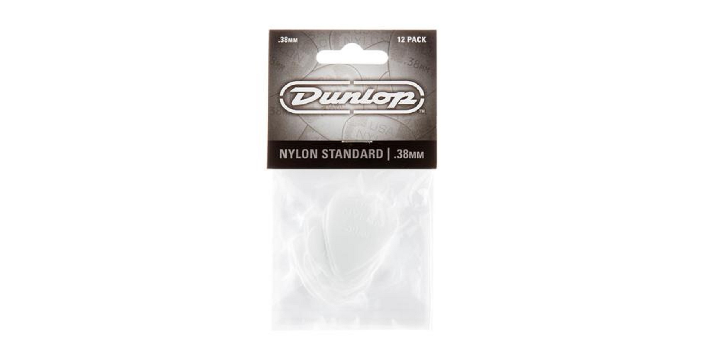 DUNLOP Nylon Standard 0,38mm; 12Stück