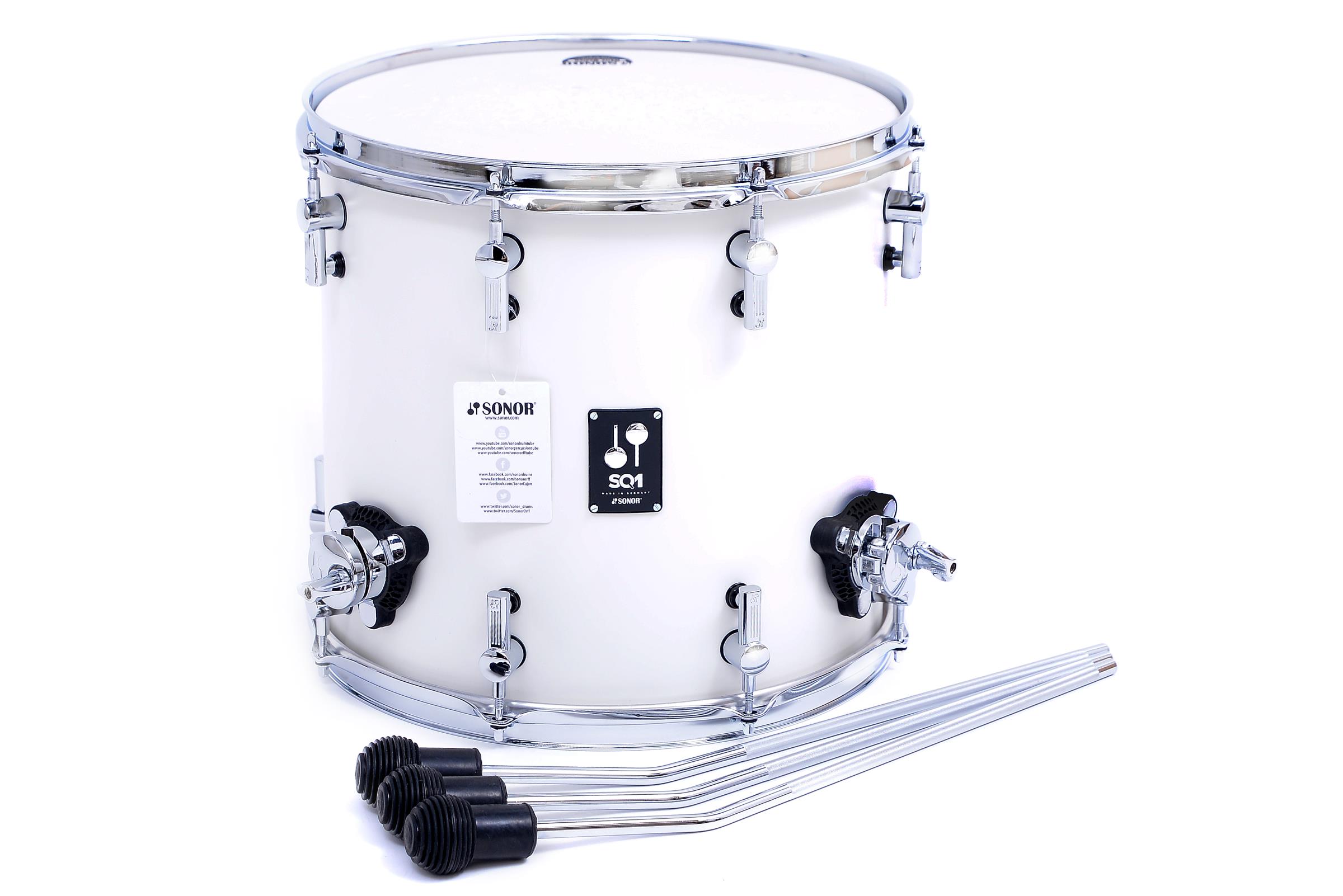 Sonor SQ1 14x13 FT Satin Pure White
