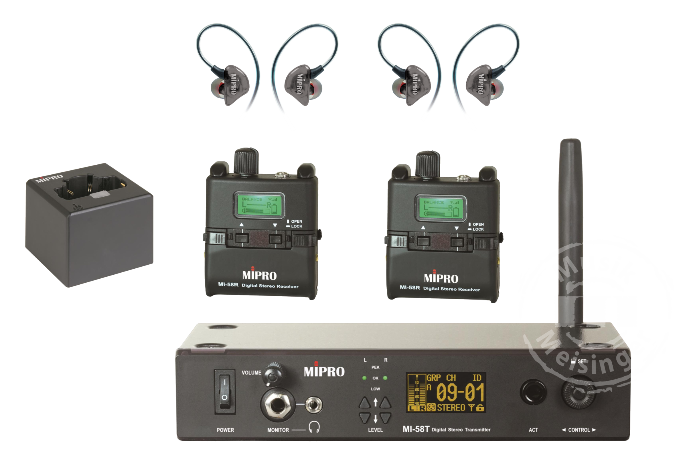 Mipro MI-58 Twin Set In-Ear Monitoring 5,8 GHz