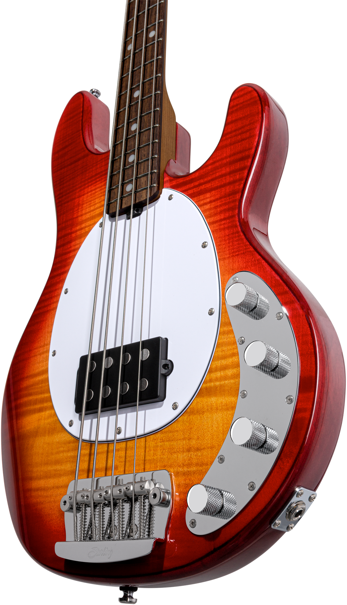 STERLING by Music Man StingRay RAY34 Flamed Maple Heritage