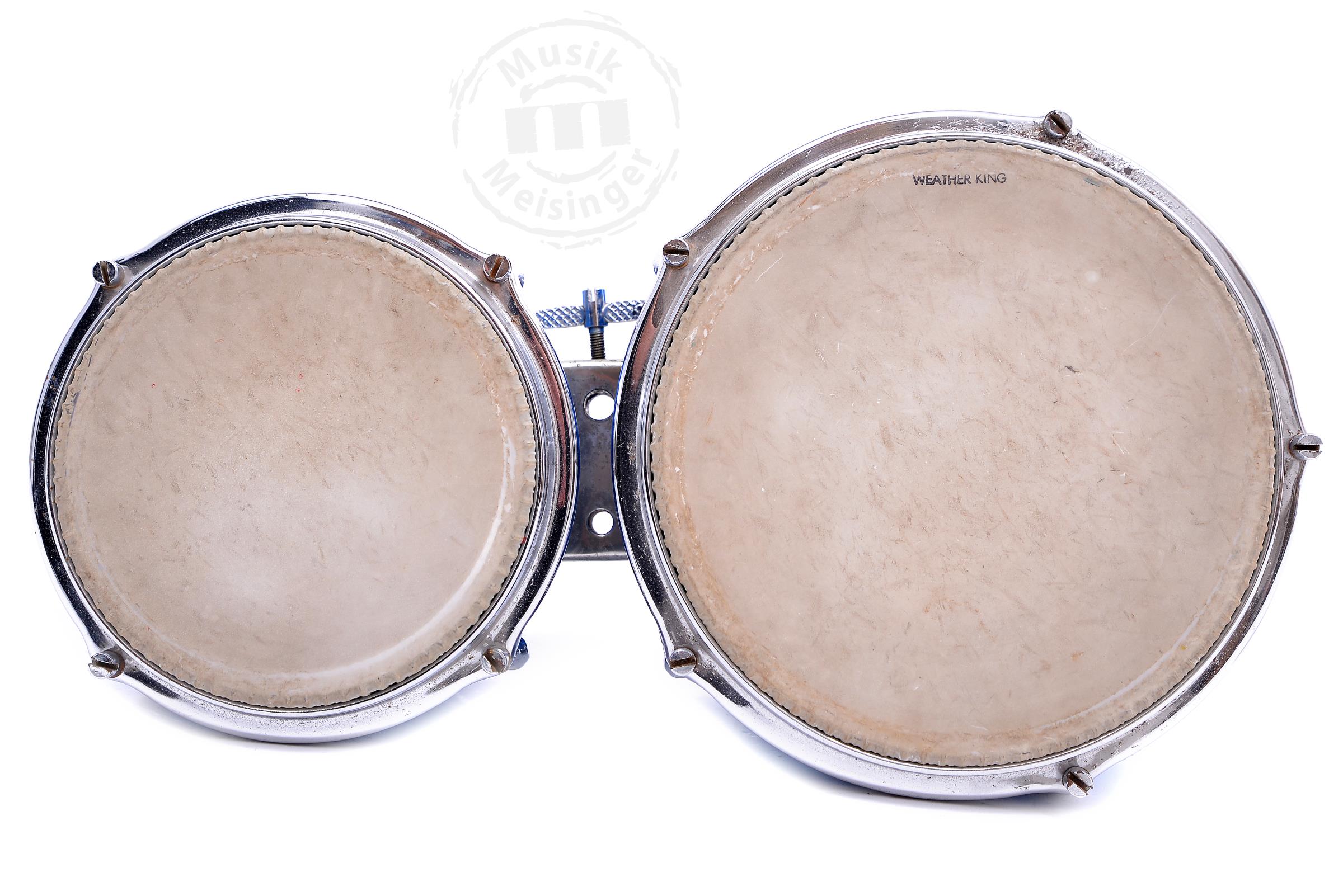 Sonor Bongos 6x5 + 8x5 mit Ständer blau