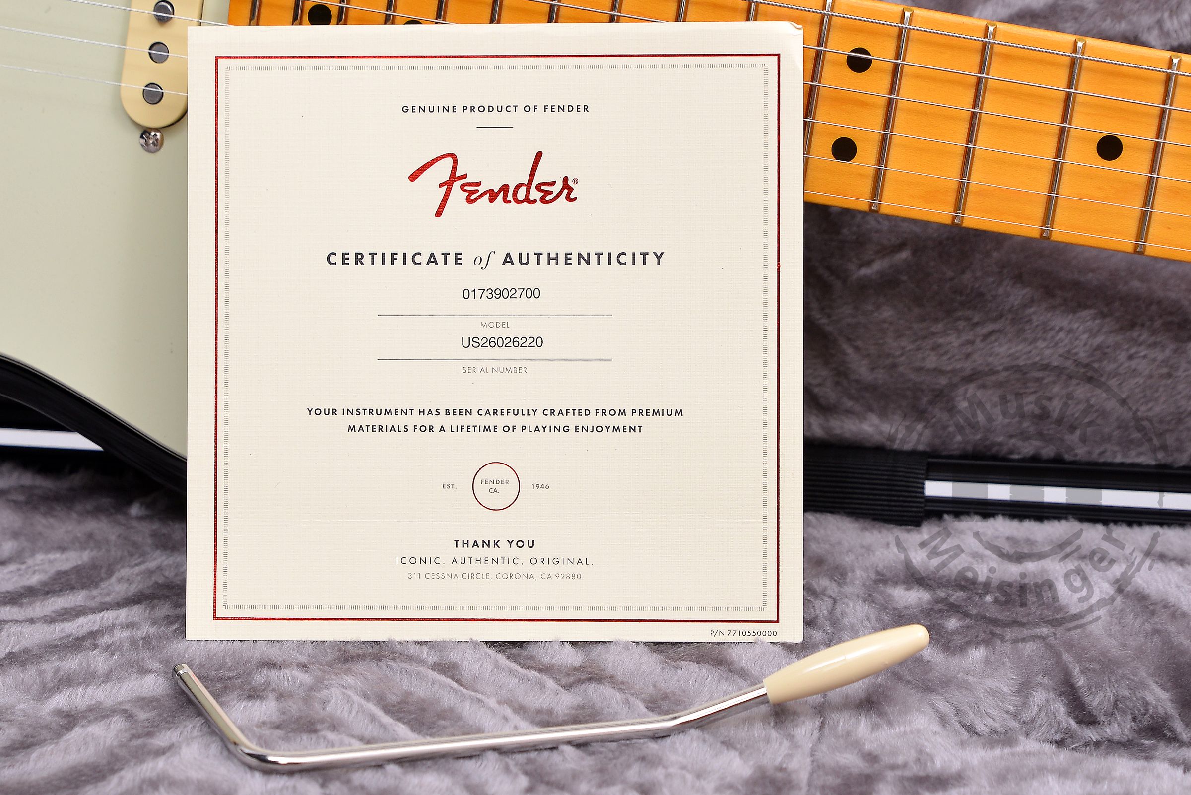 FENDER DE AM PRO II STRAT V MN 3TSB