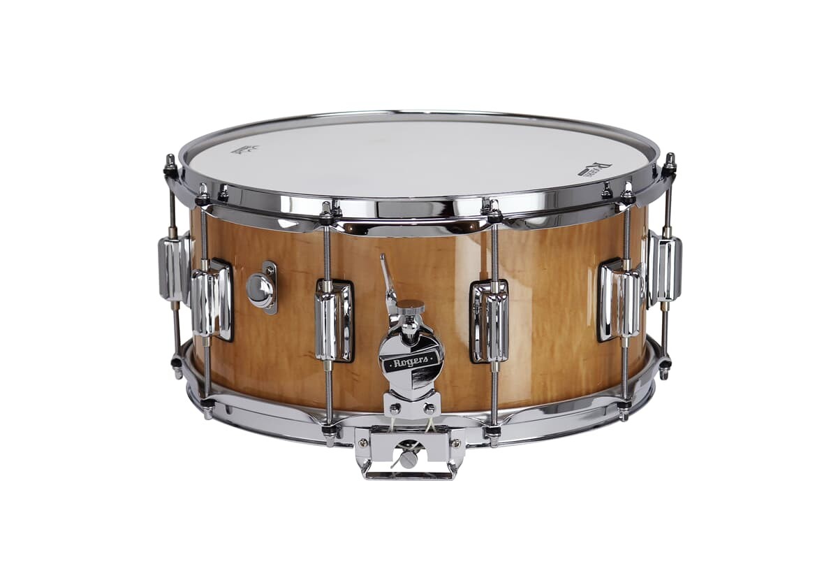 Rogers 14x6,5 Dyna-Sonic Snare Curly Maple
