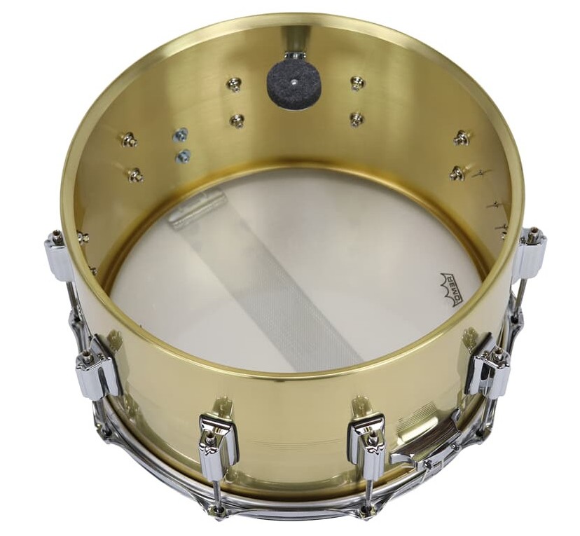 Rogers 14x6,5 Super Ten 7 Snare Line Snare Natural Brass