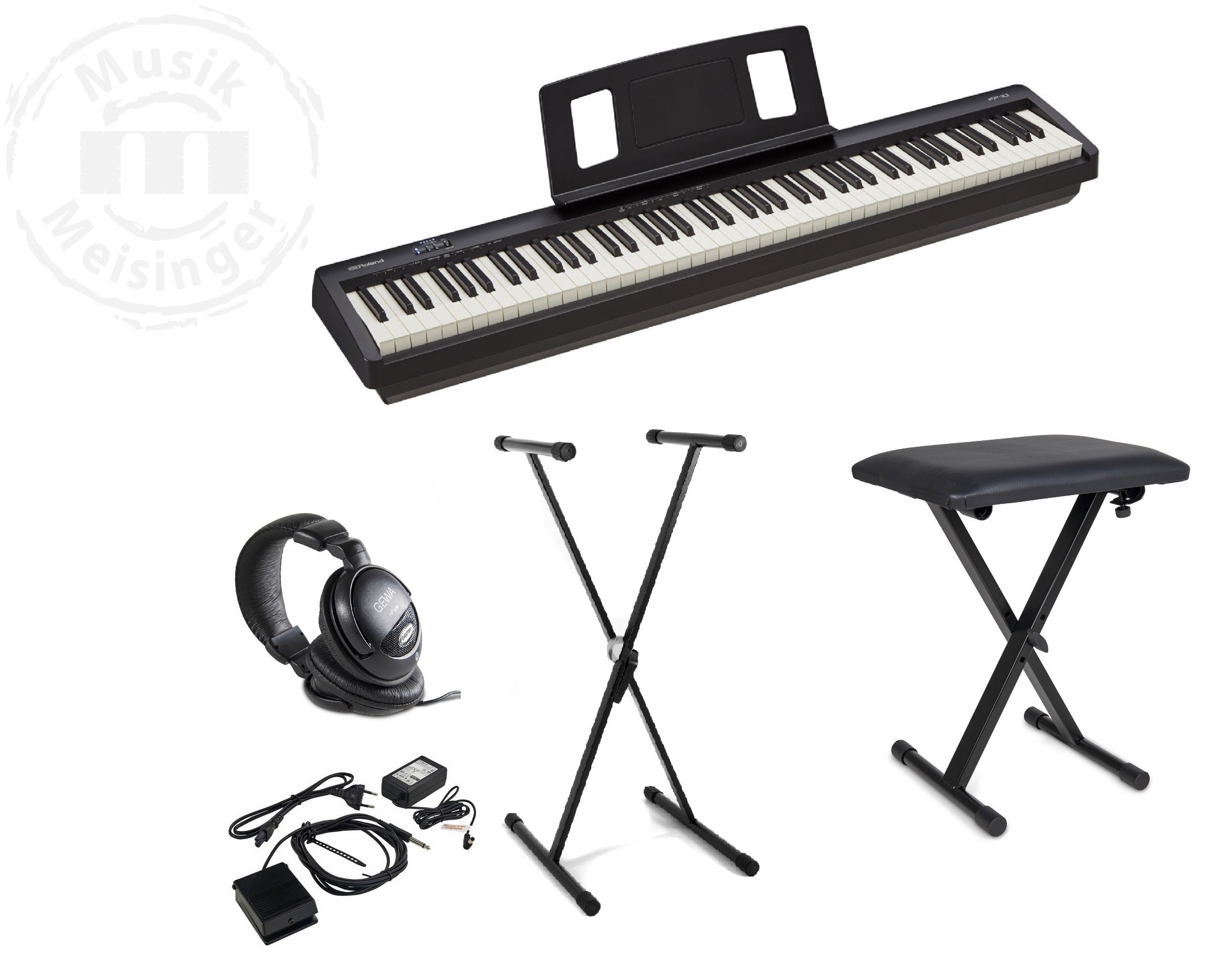 Roland FP-10 Stagepiano Bundle