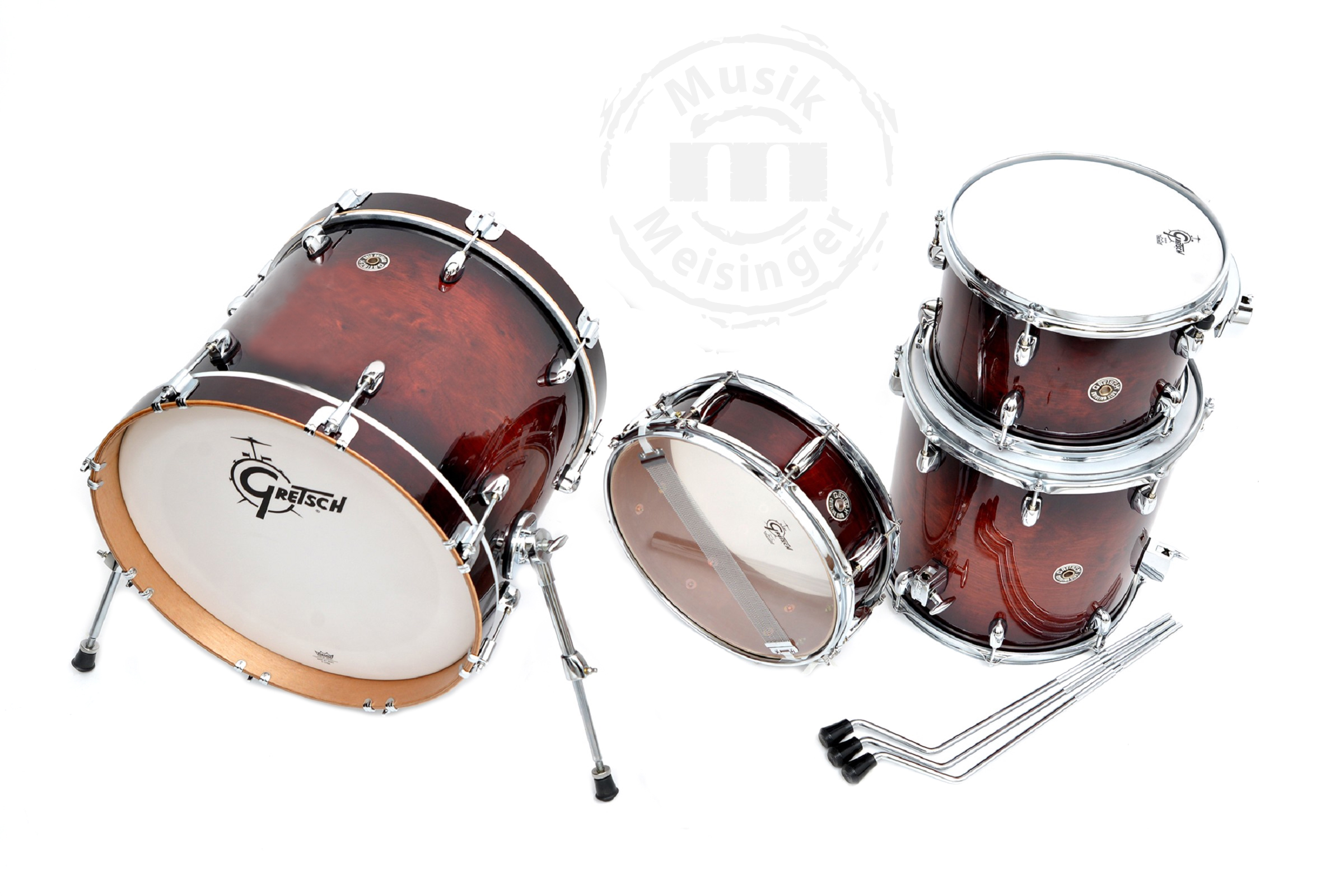 Gretsch Catalina Club 24BD/13T/16FT/14x6,5SD Gloss Antique Burst