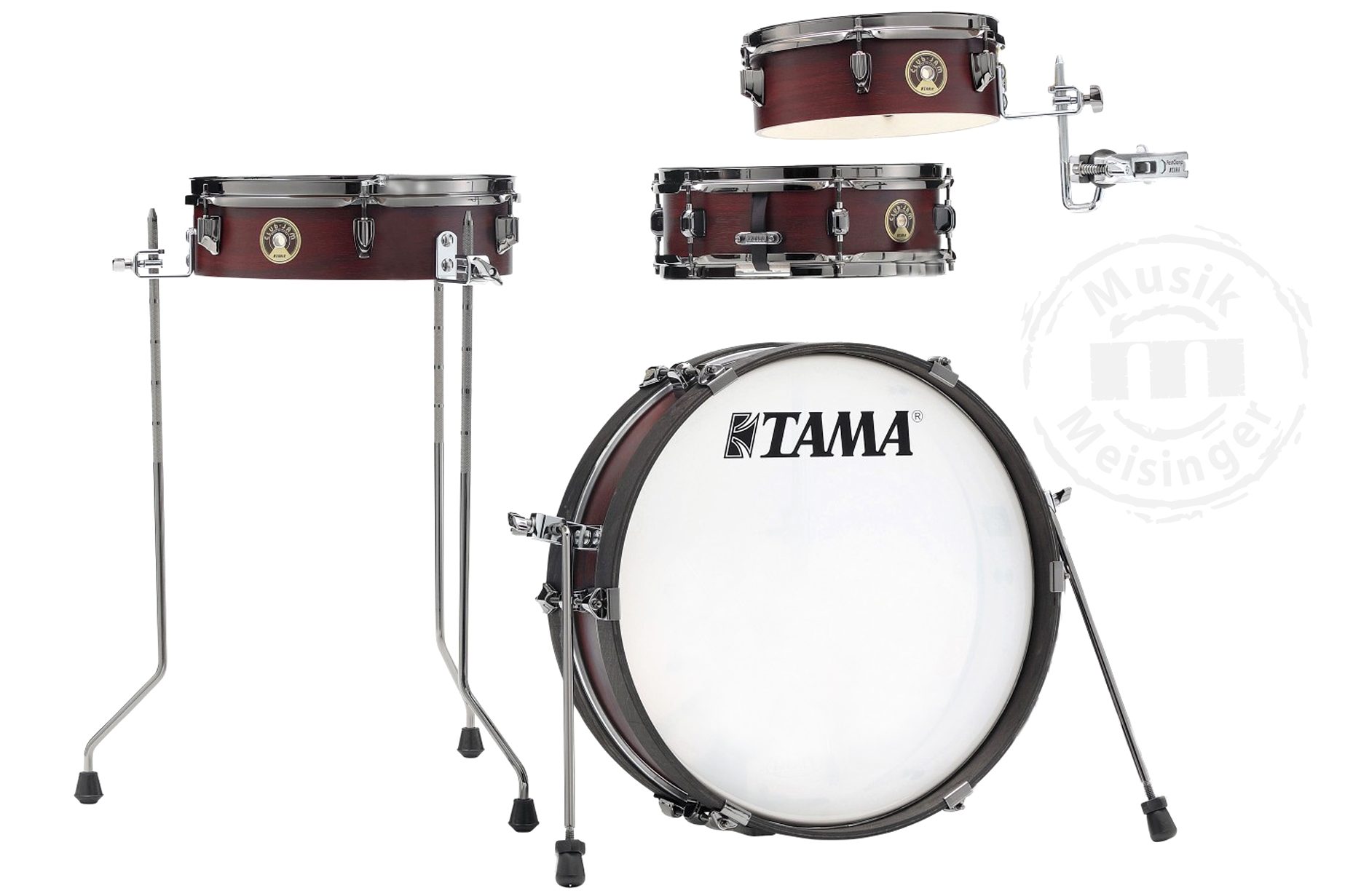 Tama LJK48P-BWW Club-Jam Pancake Burgundy Walnut Wrap