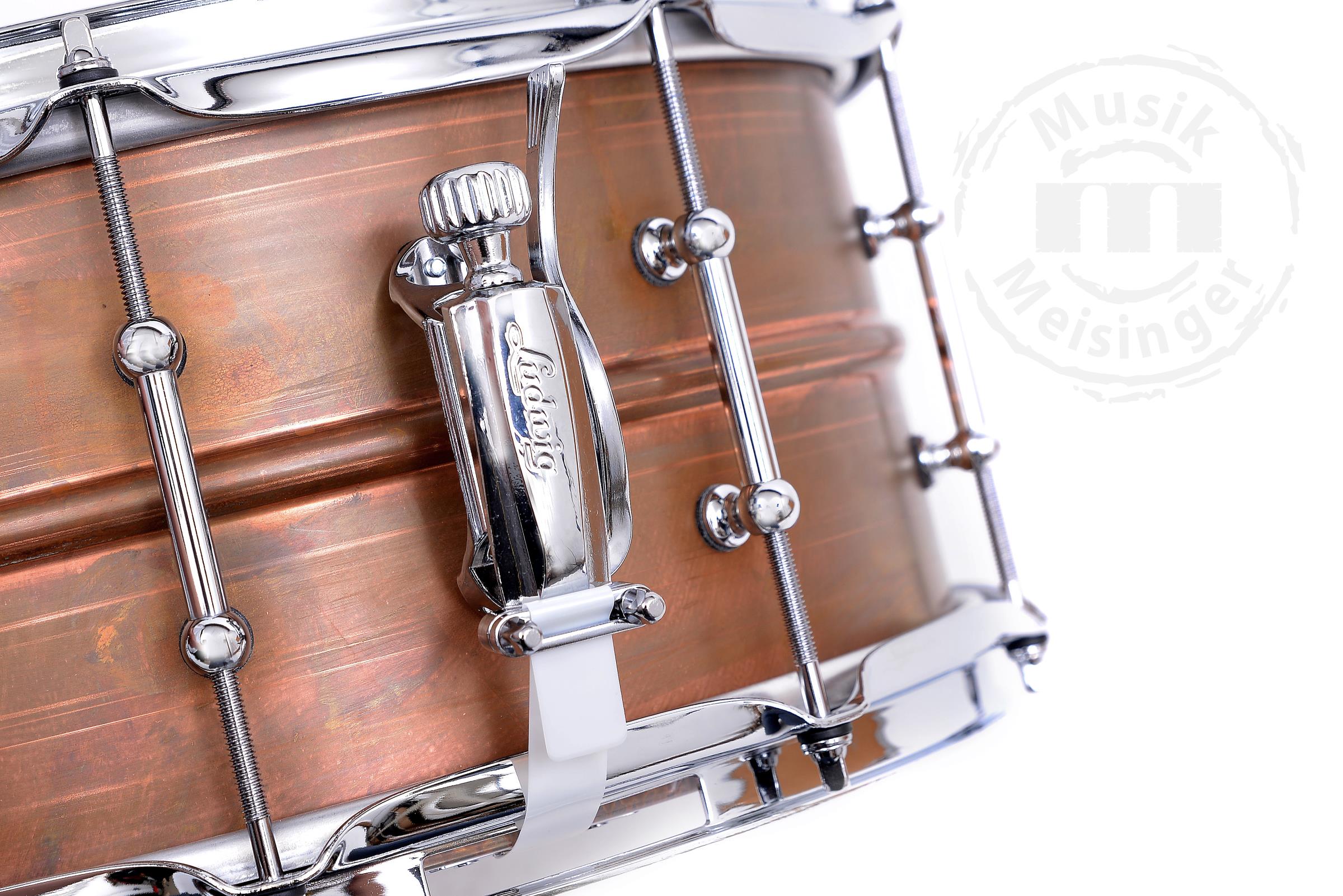 Ludwig LC663T Copperphonic Raw Snare