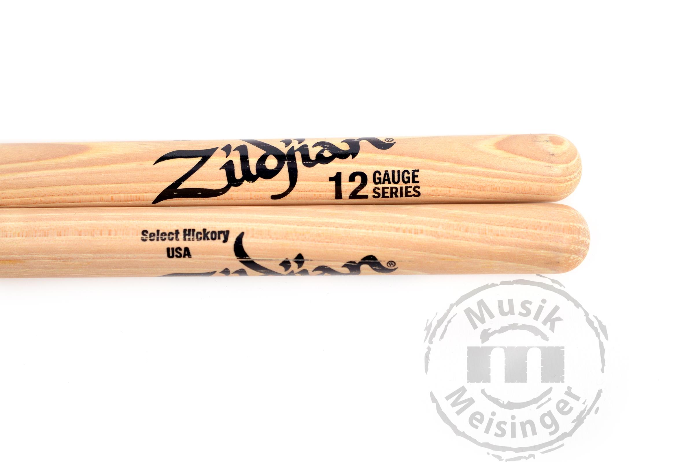 Zildjian Sticks Gauge Serie ZG12 Hickory Wood Tip