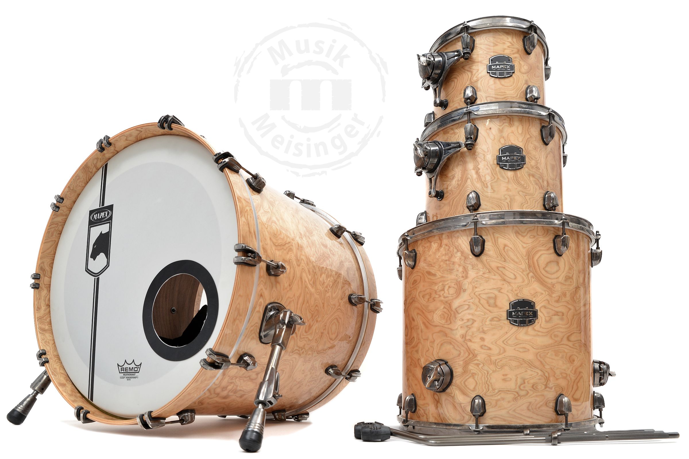 Mapex Saturn V EX Stage Shellset Natural Maple Burl