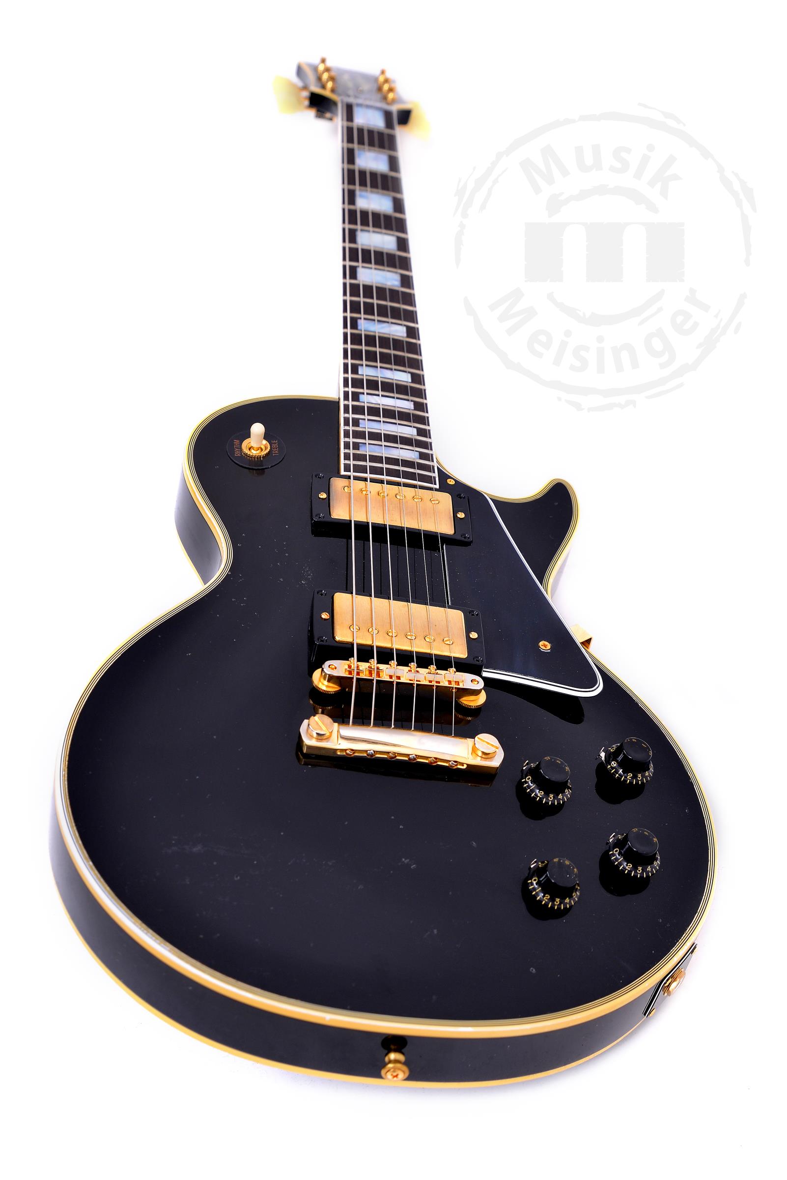 GIBSON 57 Les Paul Custom Ebony Murphy Lab Light Aged GH