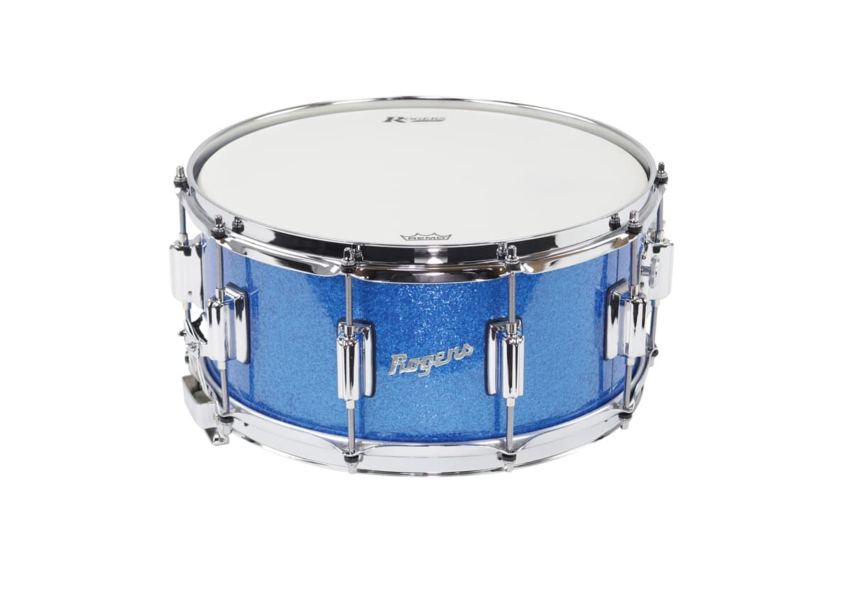 Rogers 14x6,5 Dyna-Sonic Snare Blue Sparkle
