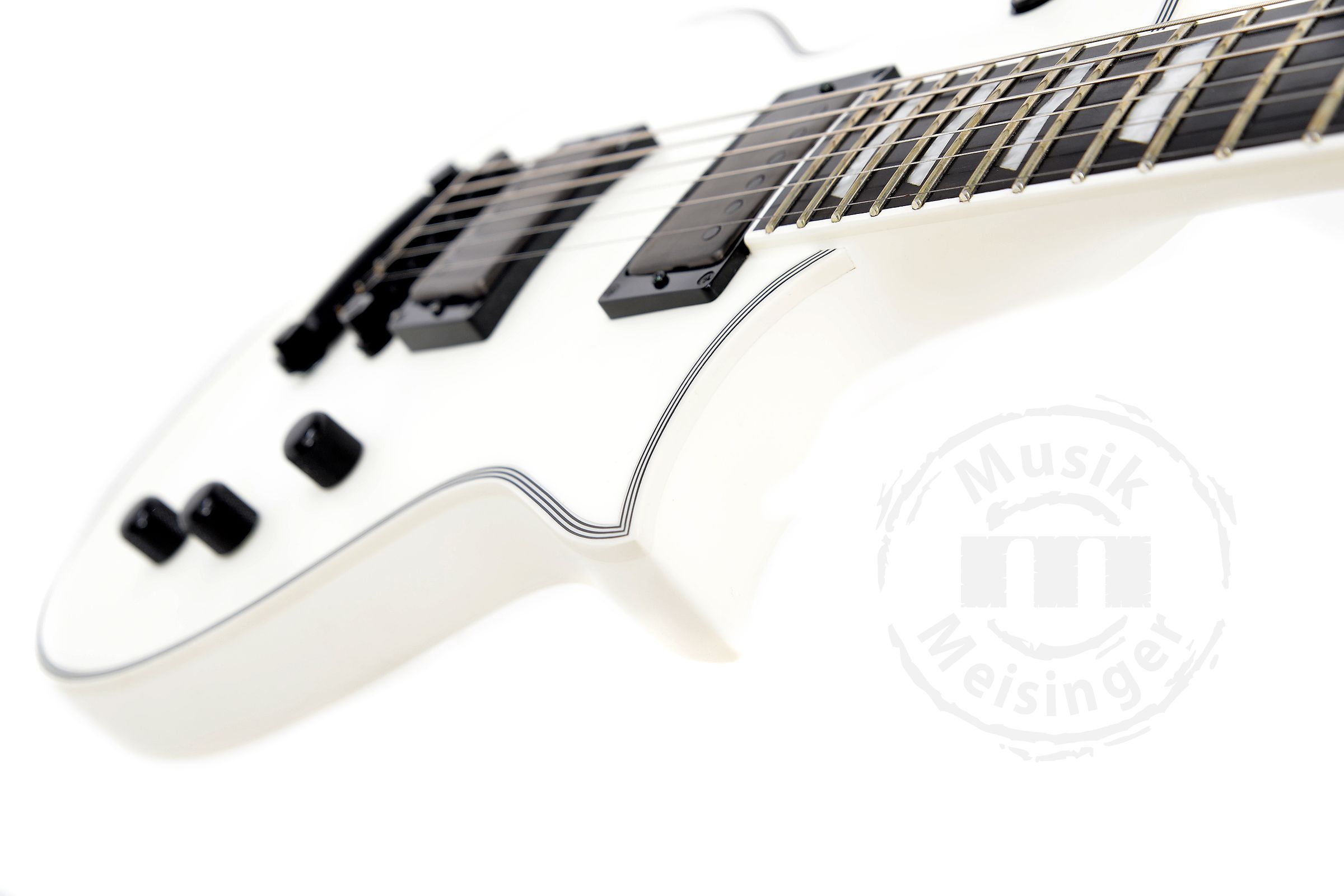 ESP E-II Eclipse Snow White Satin #GEBRAUCHT