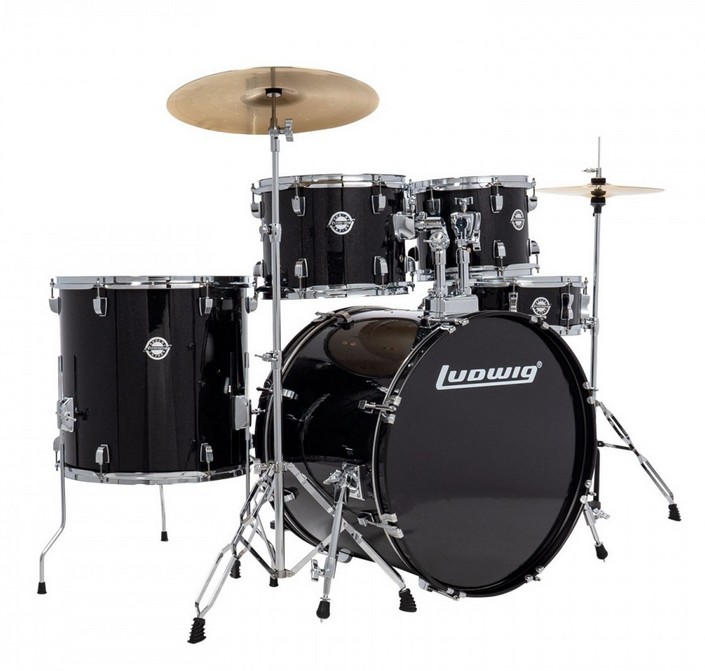 Ludwig Accent Fuse Black Sparkle Komplettset